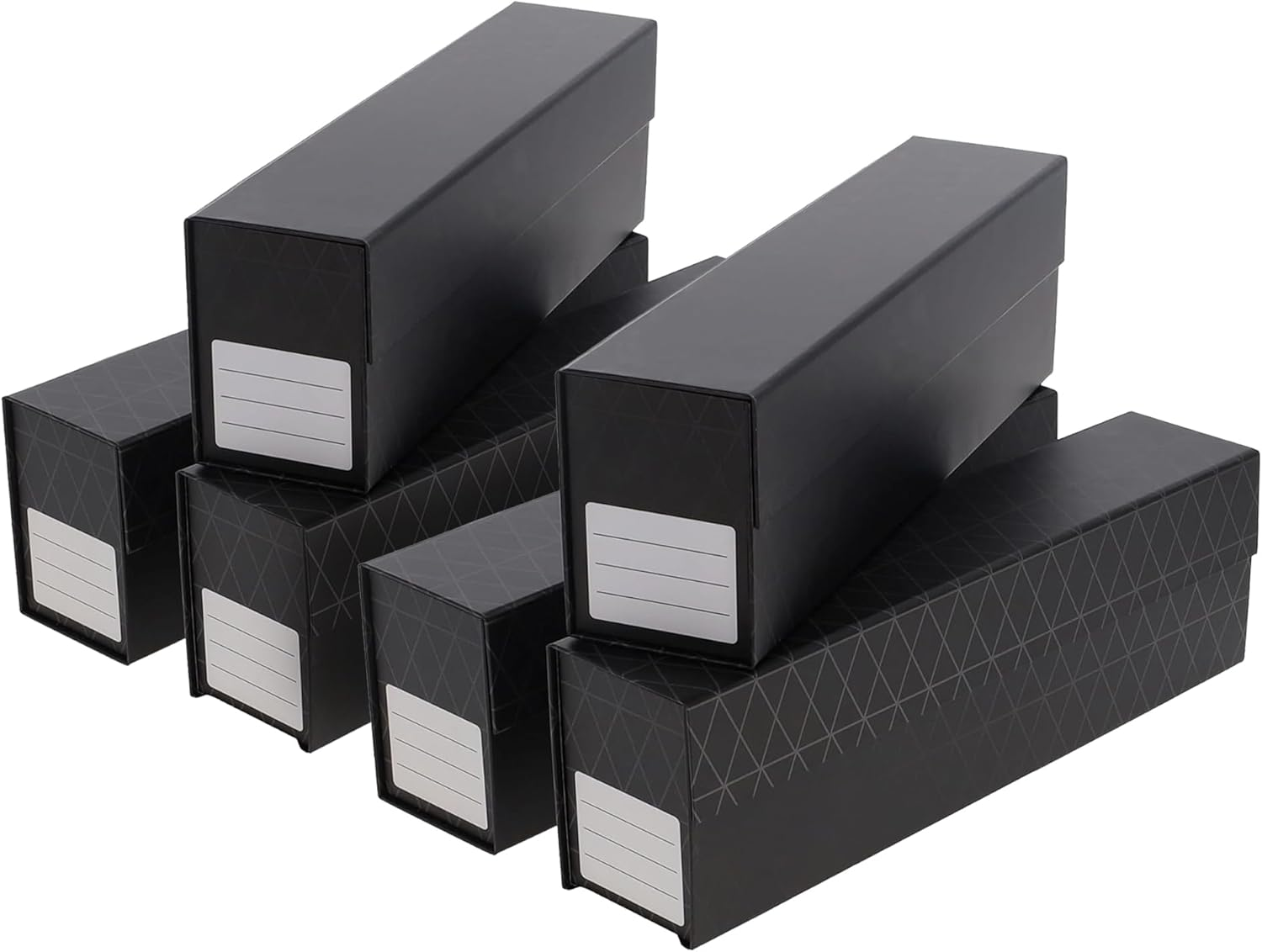 Quickfold® Card Storage Boxes for Magnetics & Toploaders – 6 Pack | Trading Card Holder Box with Magnetic Closure | Easy Fold Assembly for Sports and TCG Cards