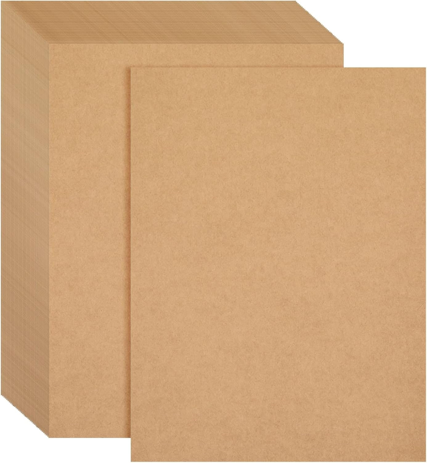 96 Sheets Brown Kraft Paper Cardstock – 8.5X11 Inch, 176 GSM – Ideal for Arts & Crafts, Wedding, Party Invitations, Drawing, DIY Projects, and Scrapbooking Supplies