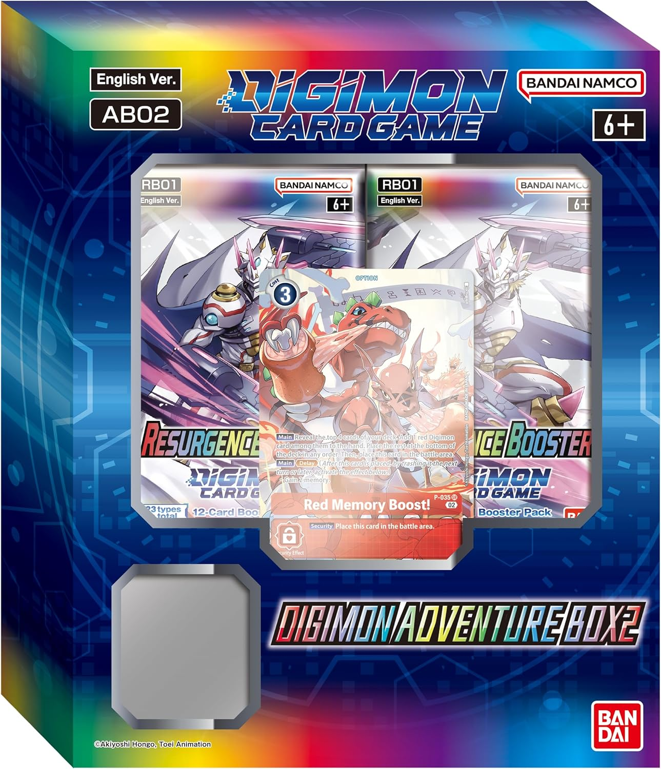 Digimon Card Game Adventure Box - Includes 2 to 4 Packs & Promo Cards