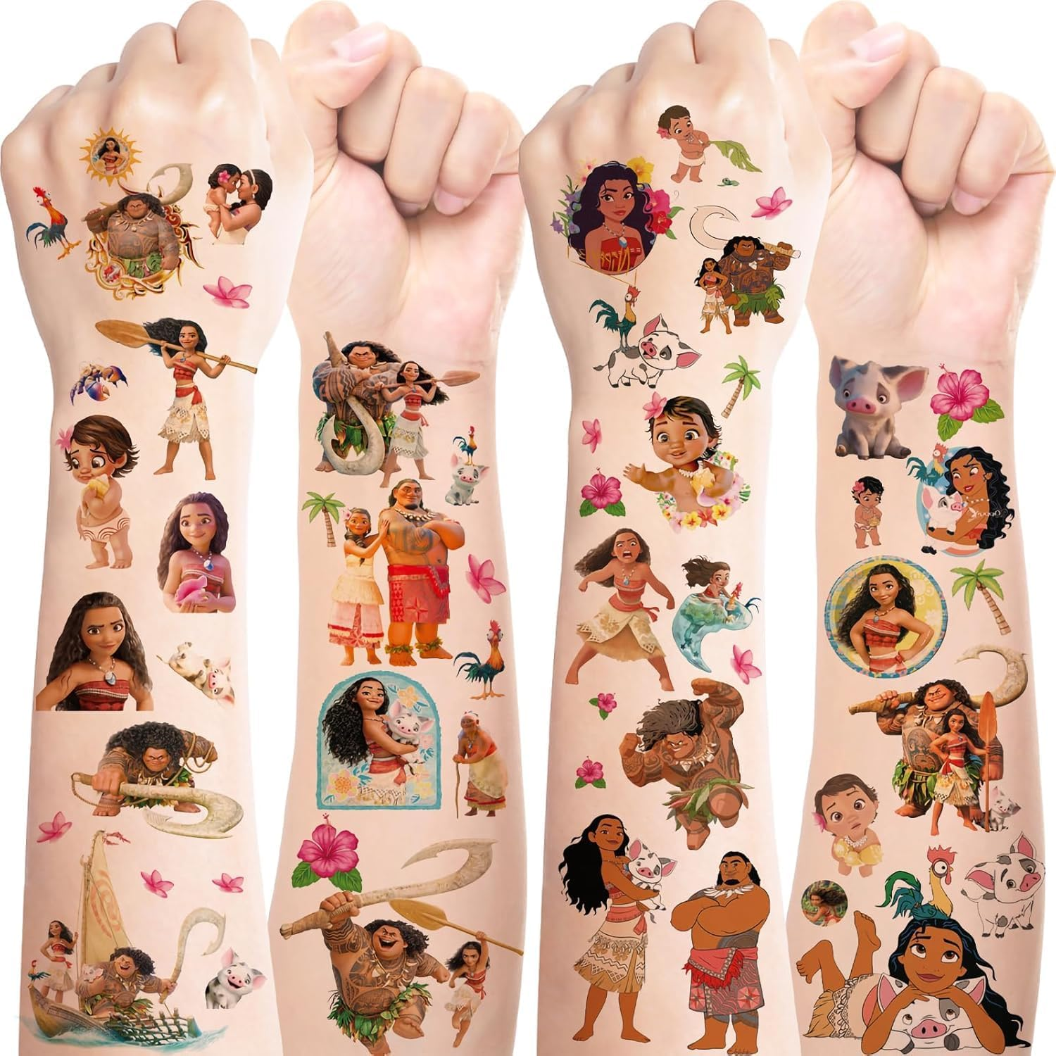 BUYUP 8 Sheets Temporary Tattoos Stickers, tattoos for kids,kids tattoos temp... - Picture 7 of 15