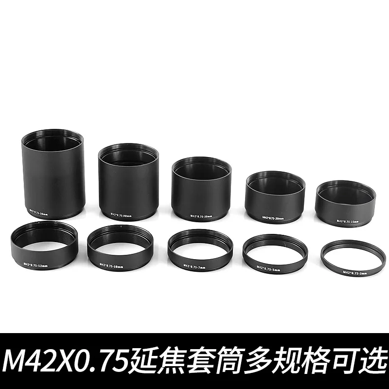 Astronomical Telescope M42X0.75 Extended Focus Cylinder Photography 3/5/7/10/12/15/20/30/40/50mm Accessories