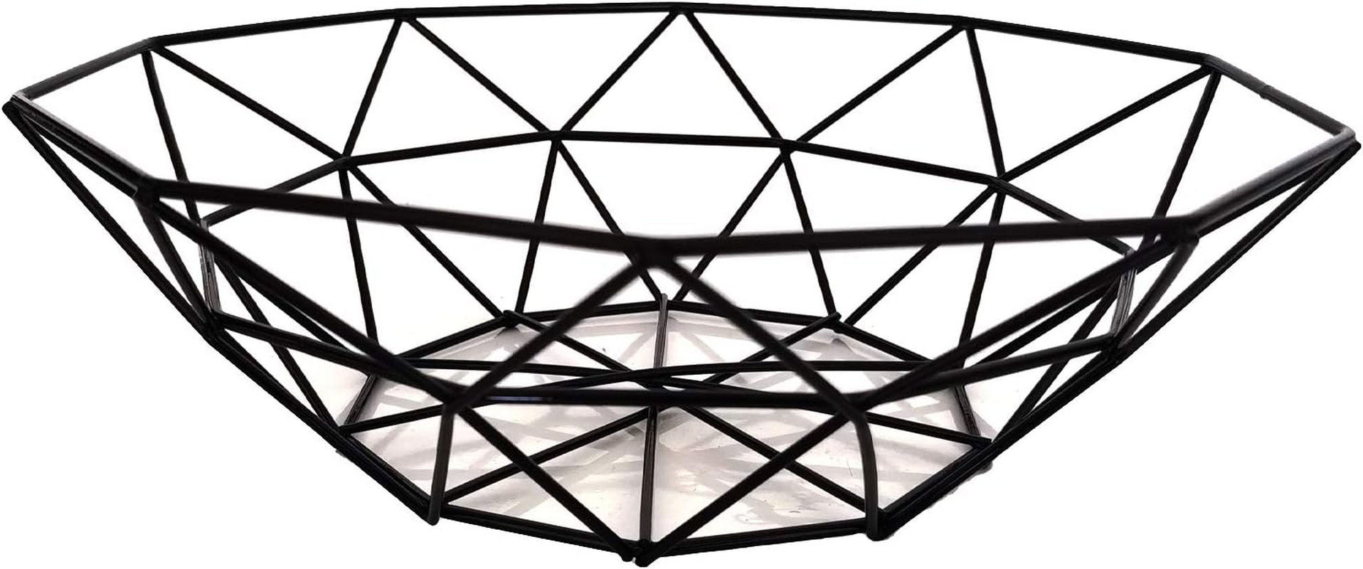 Metal Wire Fruit Bowl, Iron Arts Fruit Storage Baskets for Kitchen Counter, Countertop, Home Decor, Table Centerpiece Decorative Hold Vegetables, Bread, Snacks, Potpourris