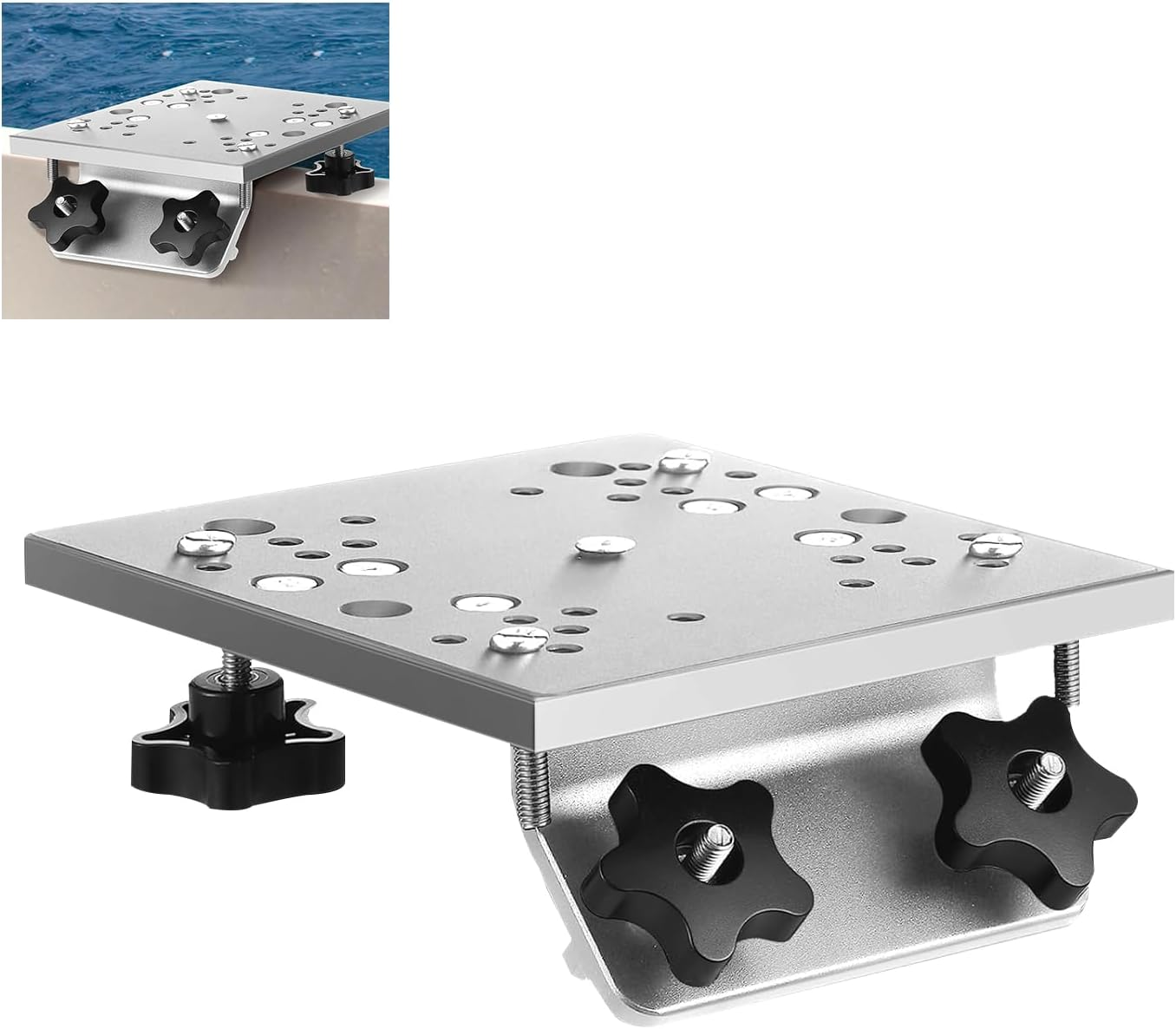 Universal Aluminum Downrigger Bracket for Boat Track System Lund Sport Track,Versatrack Track,Ranger Track,Sport Systems,Downrigger Mount Fishing Accessories