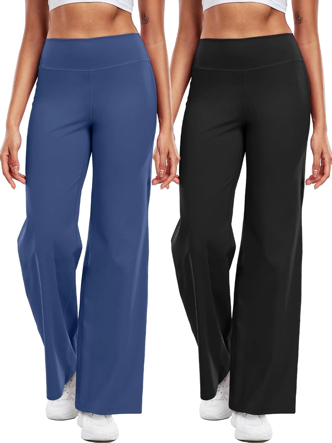 CADMUS Yoga Pants for Women Wide Leg Trousers High Waist Stretch Casual Lounge Sweatpants