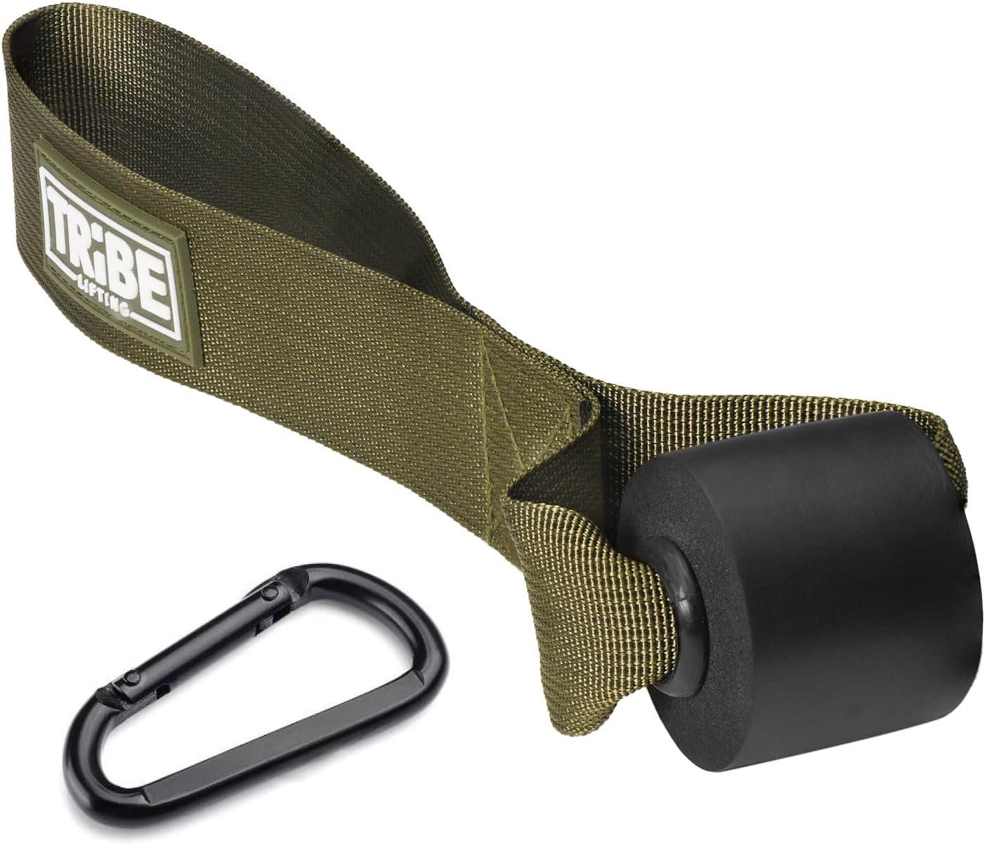 Adjustable Resistance Band Anchor - Door Anchor with 5 Loops & Metal Rings, Durable Nylon Strap for Full-Body Workouts