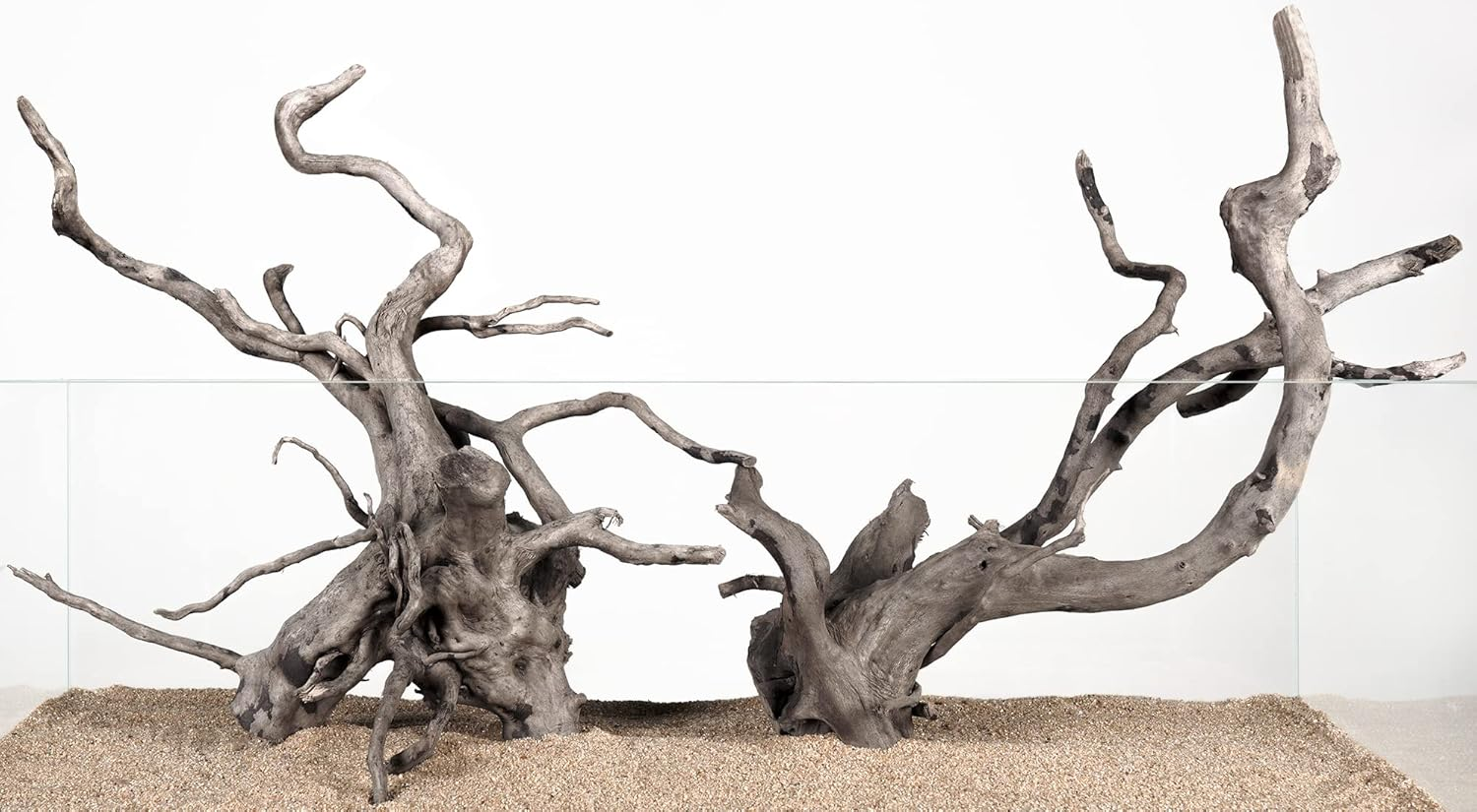 Natural Spider Wood Aquarium Decorative Fish Tank Decorations, Driftwood Branches (12-16 Inch, XL) 4 Pcs