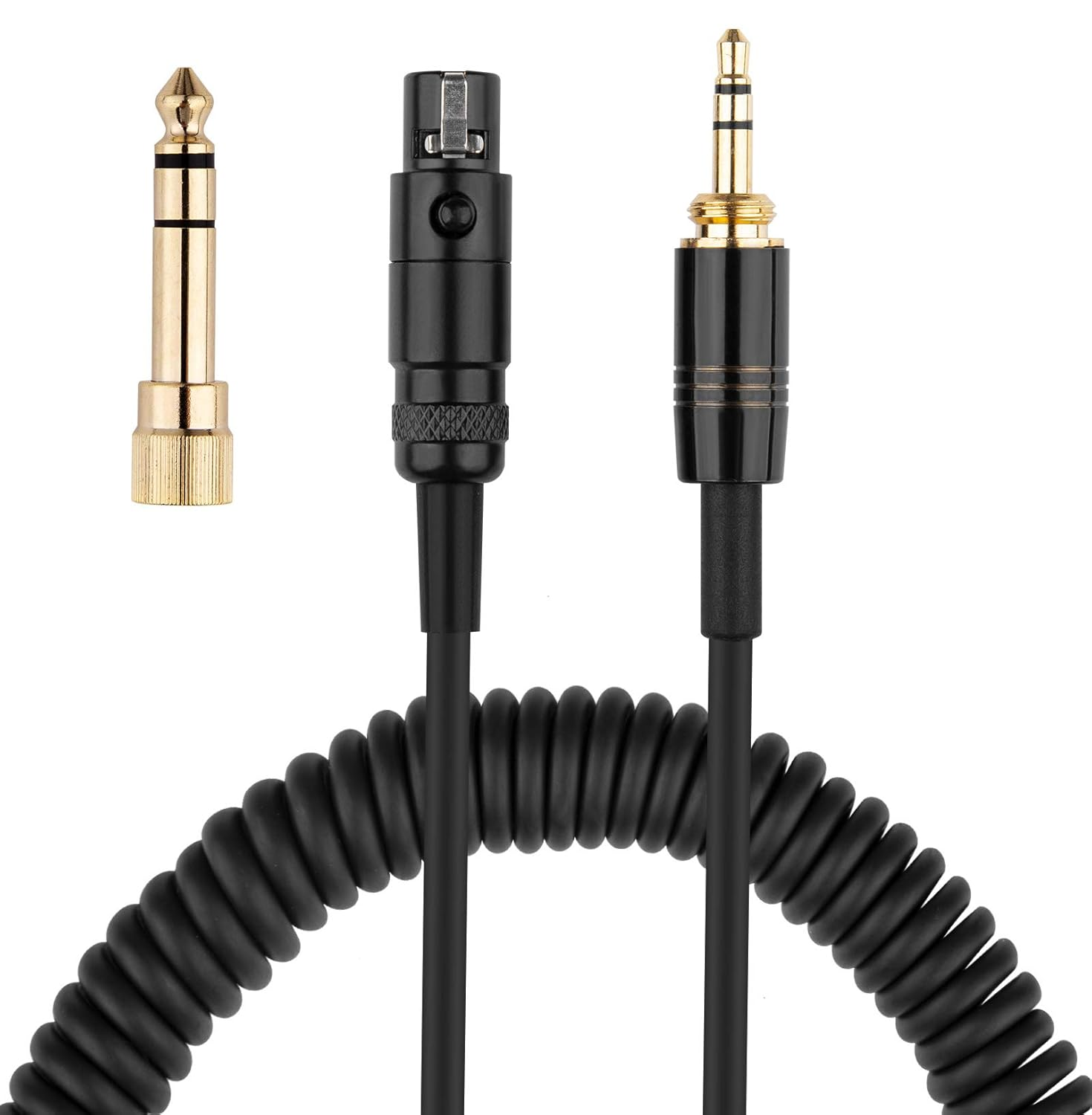 Weishan K702 Cable Coiled Aux Cord Replacement for AKG Q701, K712