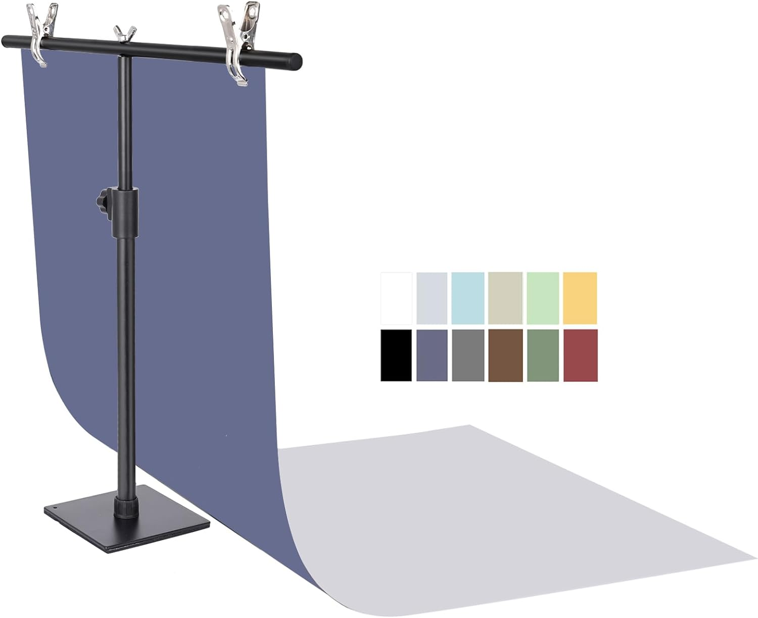 Photography Backdrops Small Product Background: Flat Lay Seamless Paper Props - Tabletop Photo Shoot for Jewelry Cosmetics Food .(22X34In, Dark)