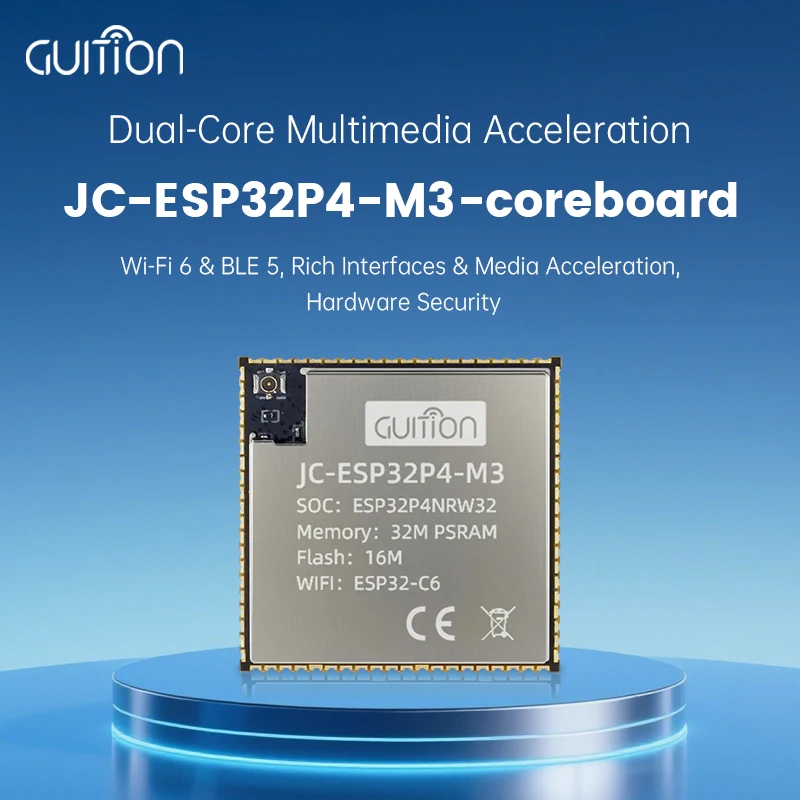 ESP32-P4+ESP32-C6 dual core development board | High performance IoT minimal system