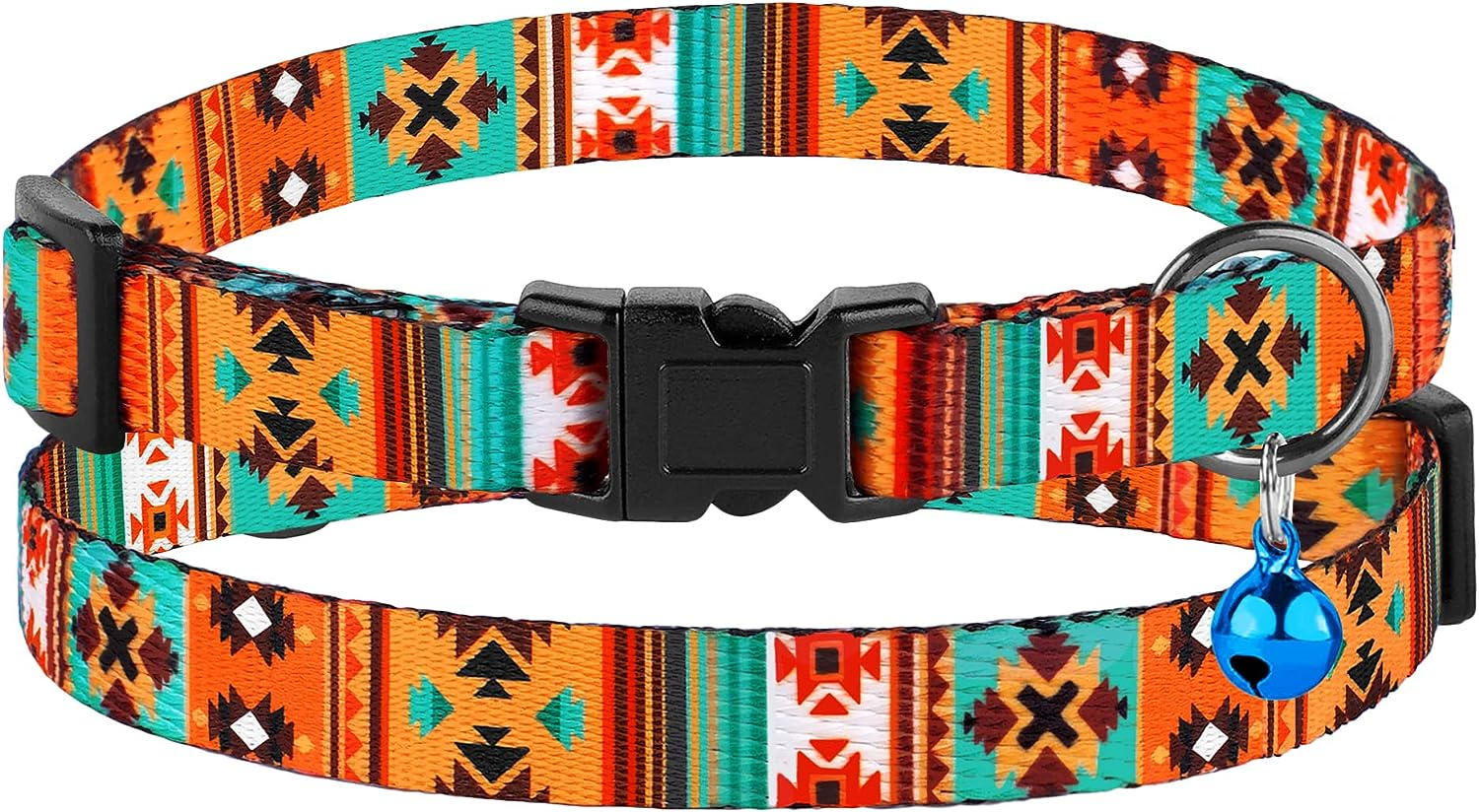 Cat Collar Breakaway 2PCS Adjustable Pattern Tribal Aztec Southwest Safety Pe... - Picture 6 of 13