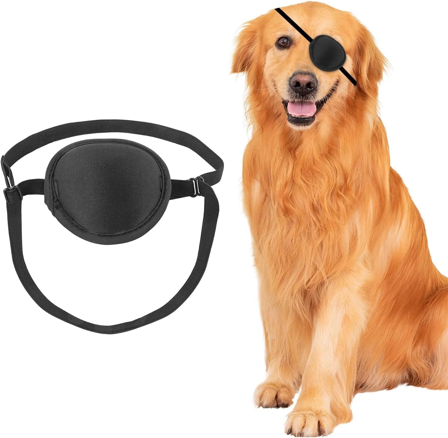 YeeBeny Dog Eye Patch, Eye Patch for Dogs Eye Injuries After Surgery Wounds, ... - Picture 9 of 13