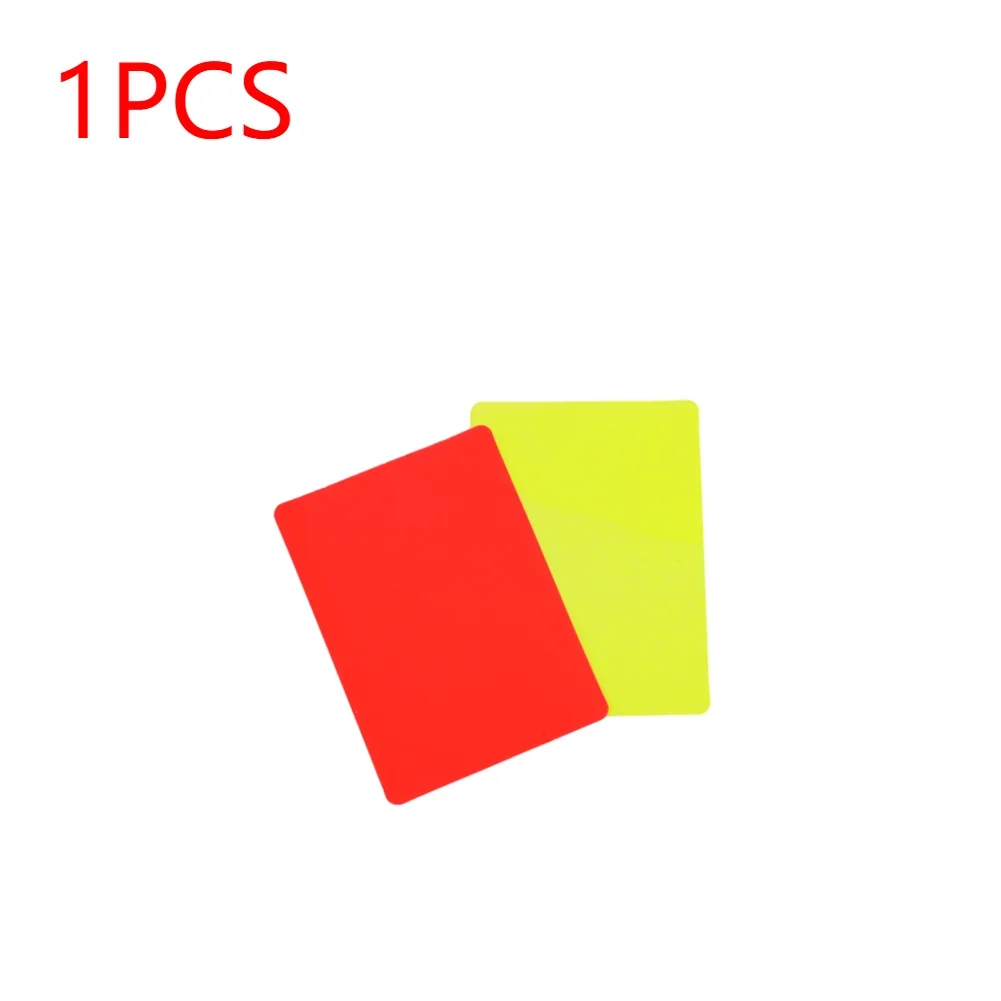 100-1Pairs Soccer Referee Cards Red Card and Yellow Card Football Referee Soccer Accessories Outdoor Survival Equipment