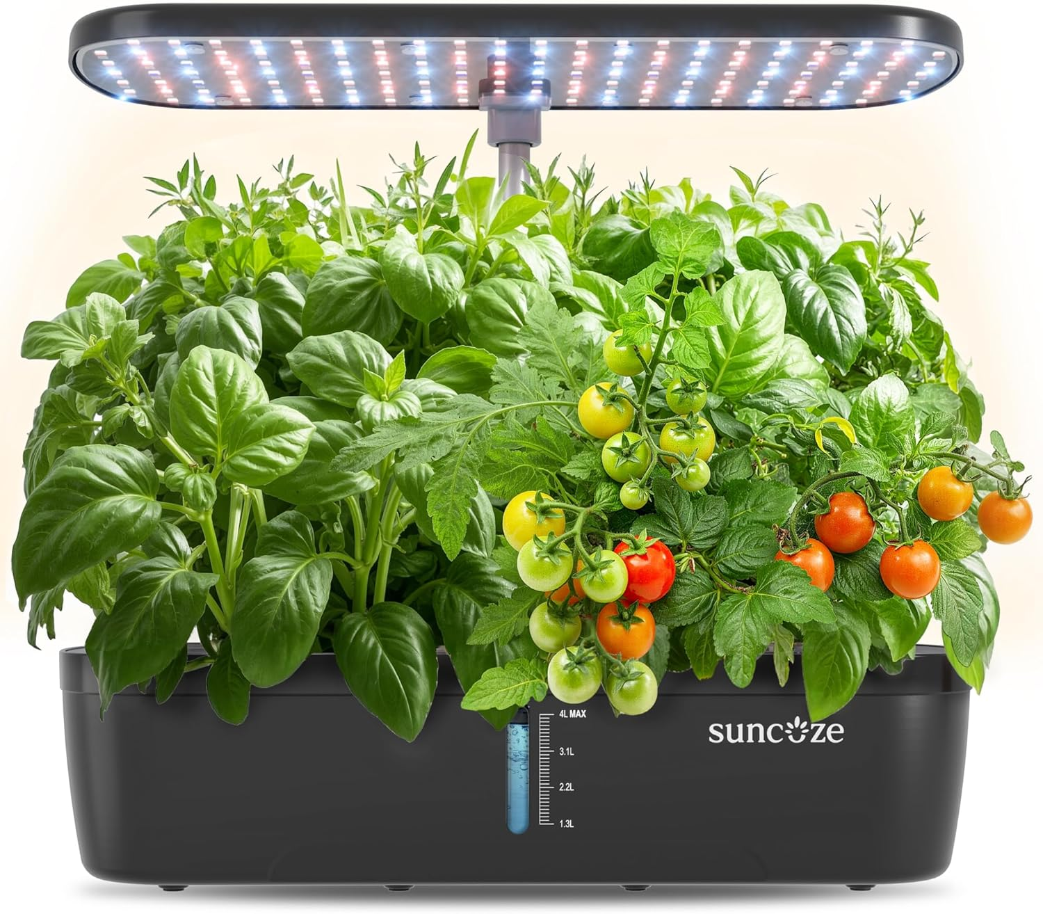 Indoor Hydroponics Garden System with 12 Pods and 20W LED Grow Light