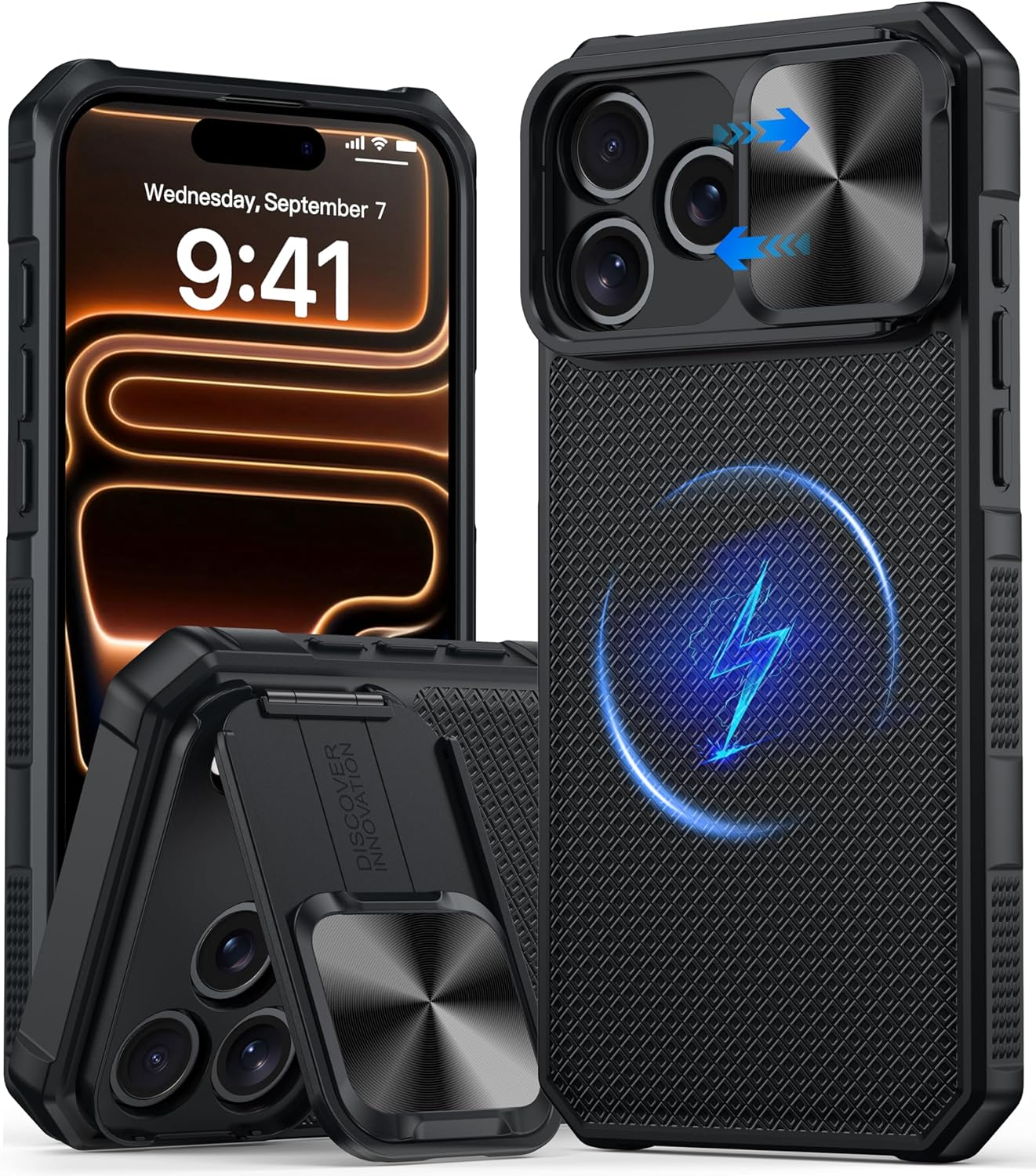 iPhone 17 Pro Max Case MagSafe Magnetic Rugged Shockproof Kickstand Camera Cover