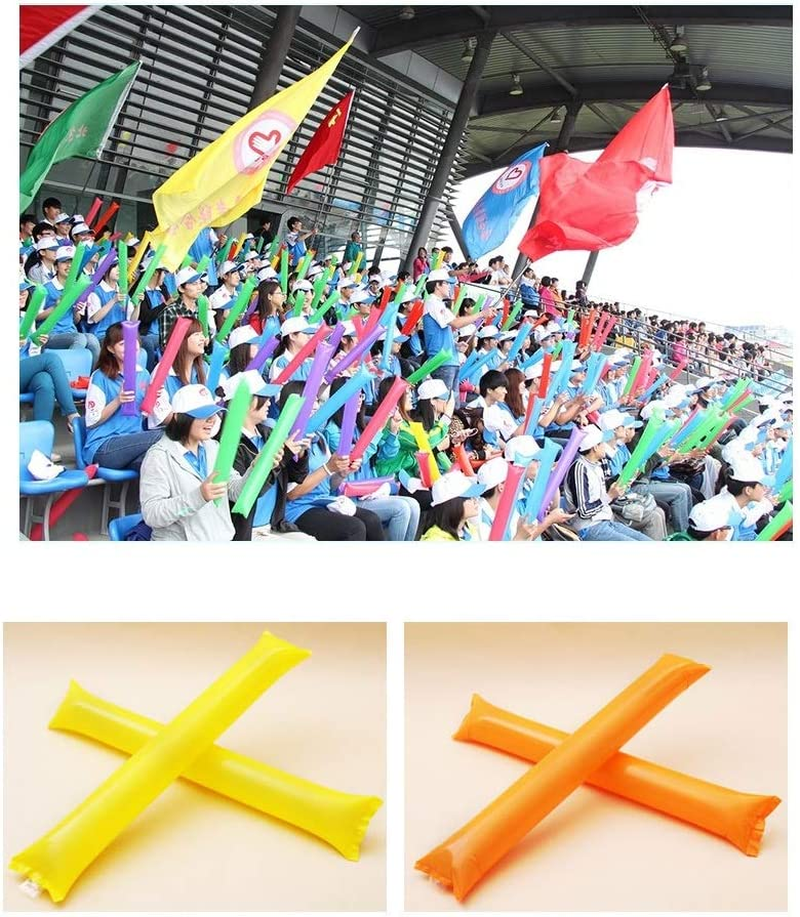 Creatyi 40 PCS Thicken Bam Bam Thunder Sticks Cheering Sticks Cheerleading Ch... - Picture 5 of 15