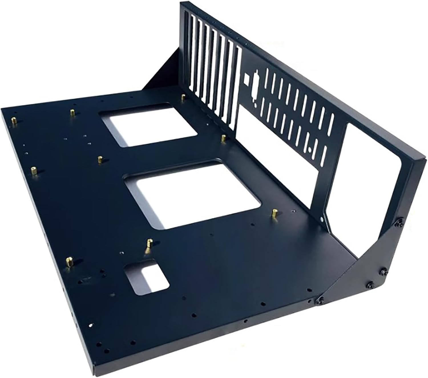 Open Air Frame Computer Case, ATX PC Test Bench Chassis Case Rack, DIY Gaming Computer Case Chassis, ATX Power Supply Unit, SPCC Material Thickened Motherboard Widely Body Heat Dissipation Design