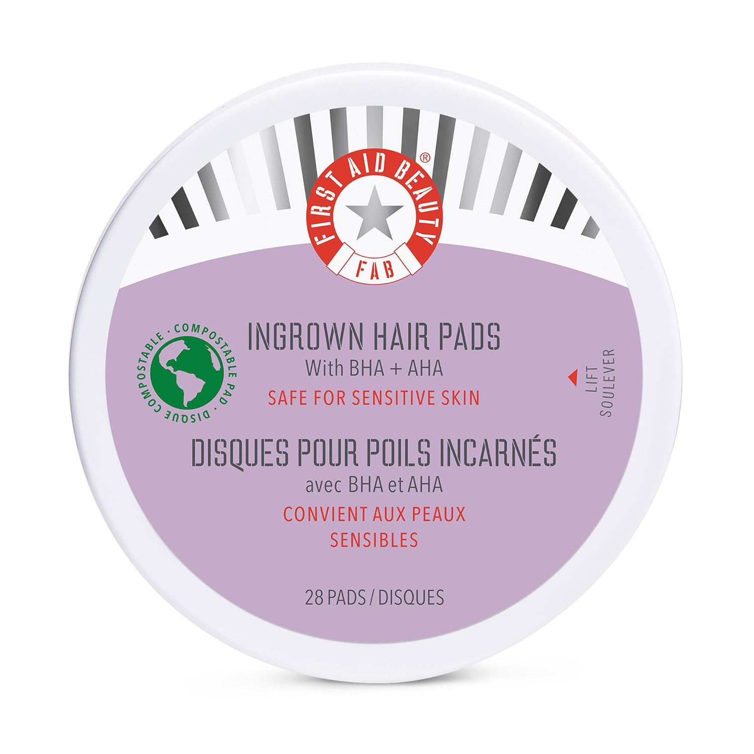 Ingrown Hair Pads – 28 Ct BHA+AHA, Razor Treatment