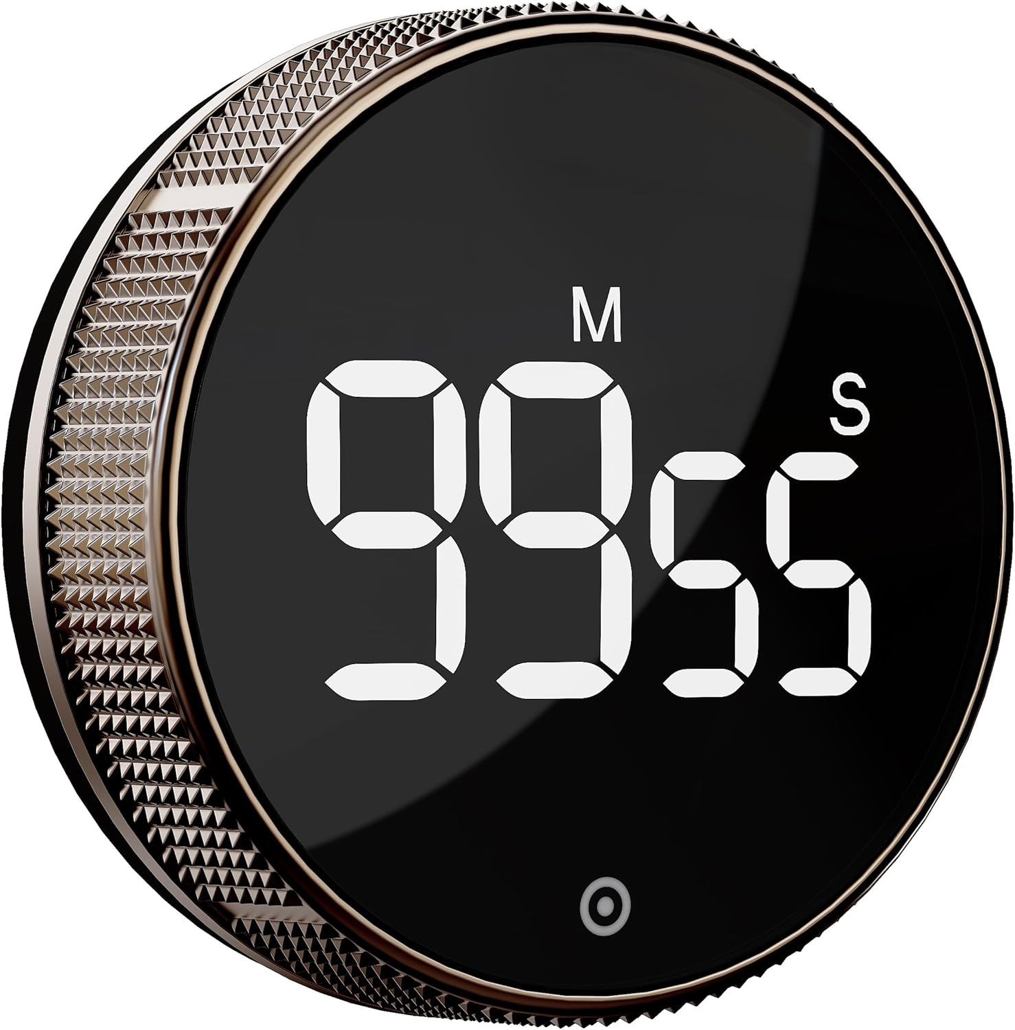 Bluesnail Kitchen Timer with LED Digital Display Smart Efficana for Home Classroom Gym Office, Volume and Brightness Adjustable Productivity Timer (Guncolor)