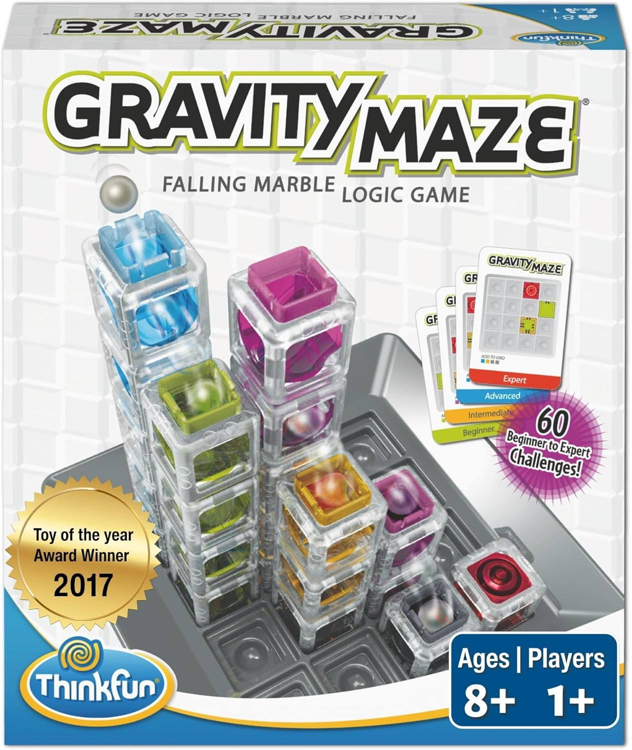 Gravity Maze Marble Logic Game STEM Brain Teaser Toy for Kids 8 and Up