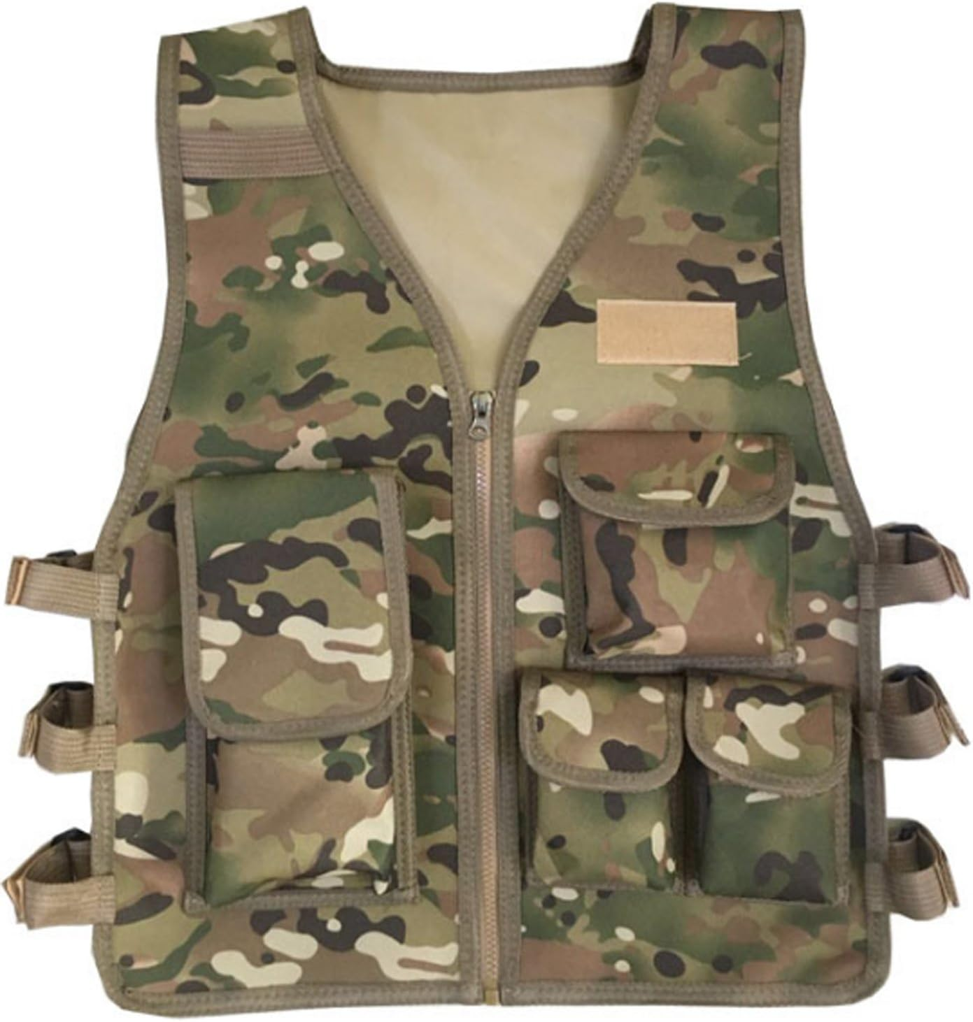JOKHOO Kids Army Camouflage Outdoor Combat Vest - Picture 3 of 13