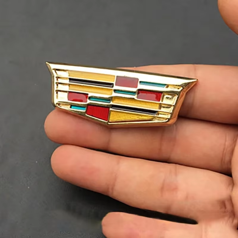 3D Metal Car Emblem Badge Sticker for Cadillac Escalade CT5 CTS XTS