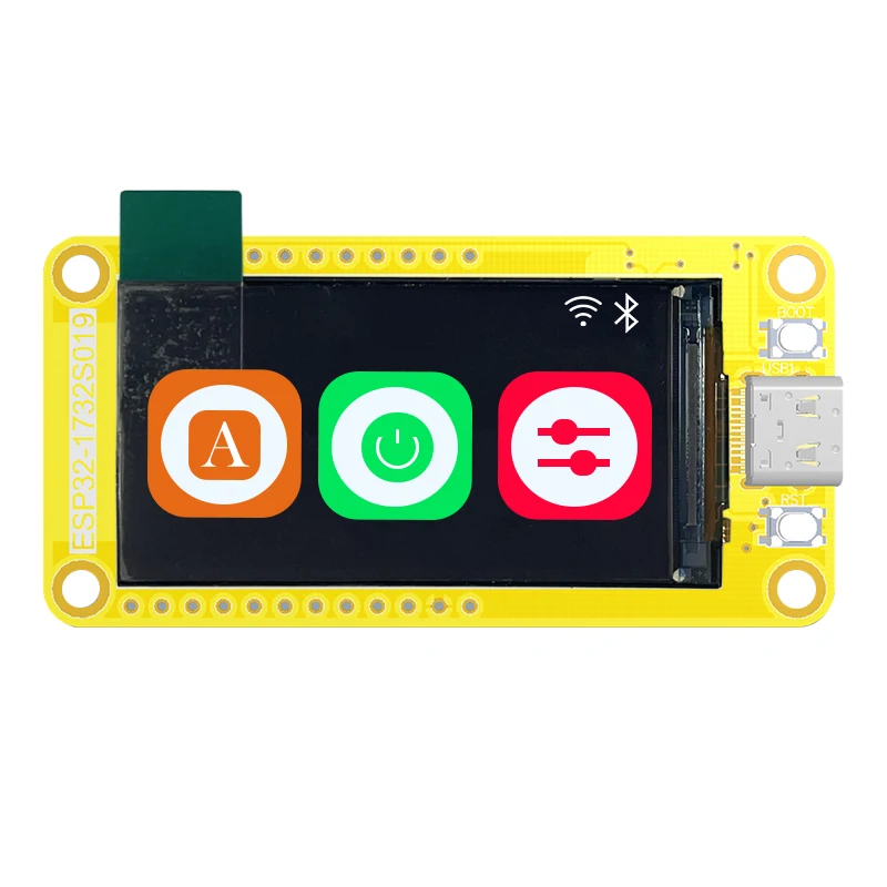 ESP32-S3 HMI 8M PSRAM 16M Flash Arduino LVGL WIFI&Bluetooth 1.9 " 170*320 Smart Display Screen 1.9 inch IPS LCD TFT Module