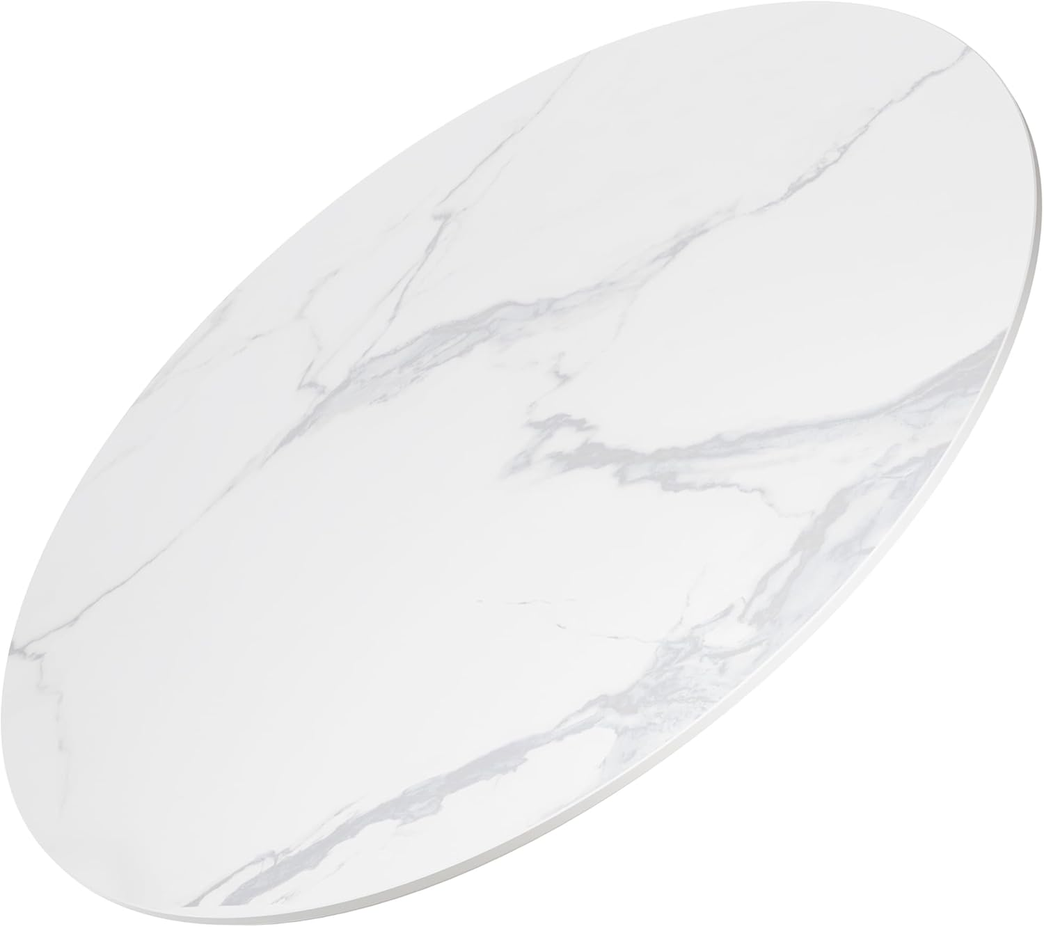 80cm Round White Ceramics Table Top,Sintered Stone Table Top - All-Season, In... - Picture 9 of 13