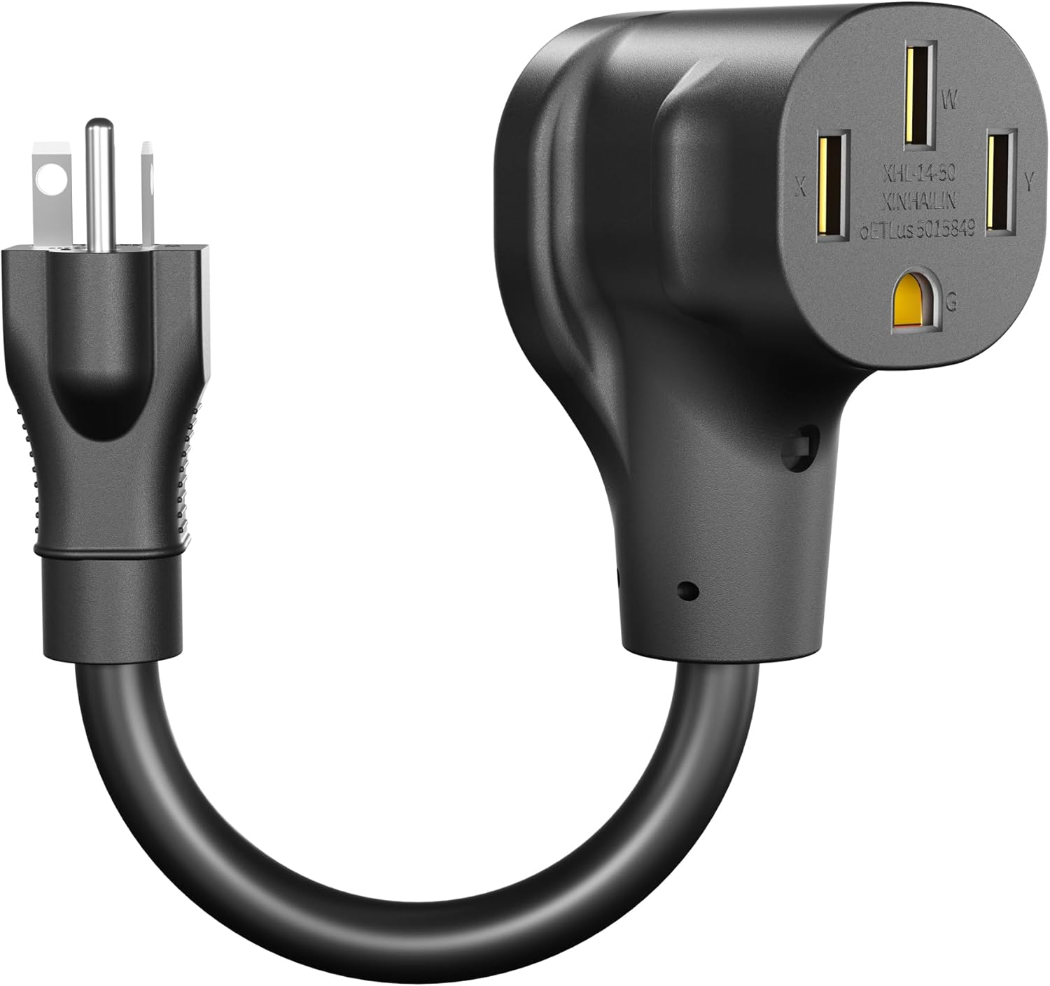 Unitek NEMA 6-20P to NEMA 14-50R 250V 20 Amp EV Charger Adapter EV Charger Power Cord Adapter Connector 11.8 Inch Electrical Power Conversion Adapter Cord for Portable EV Charger