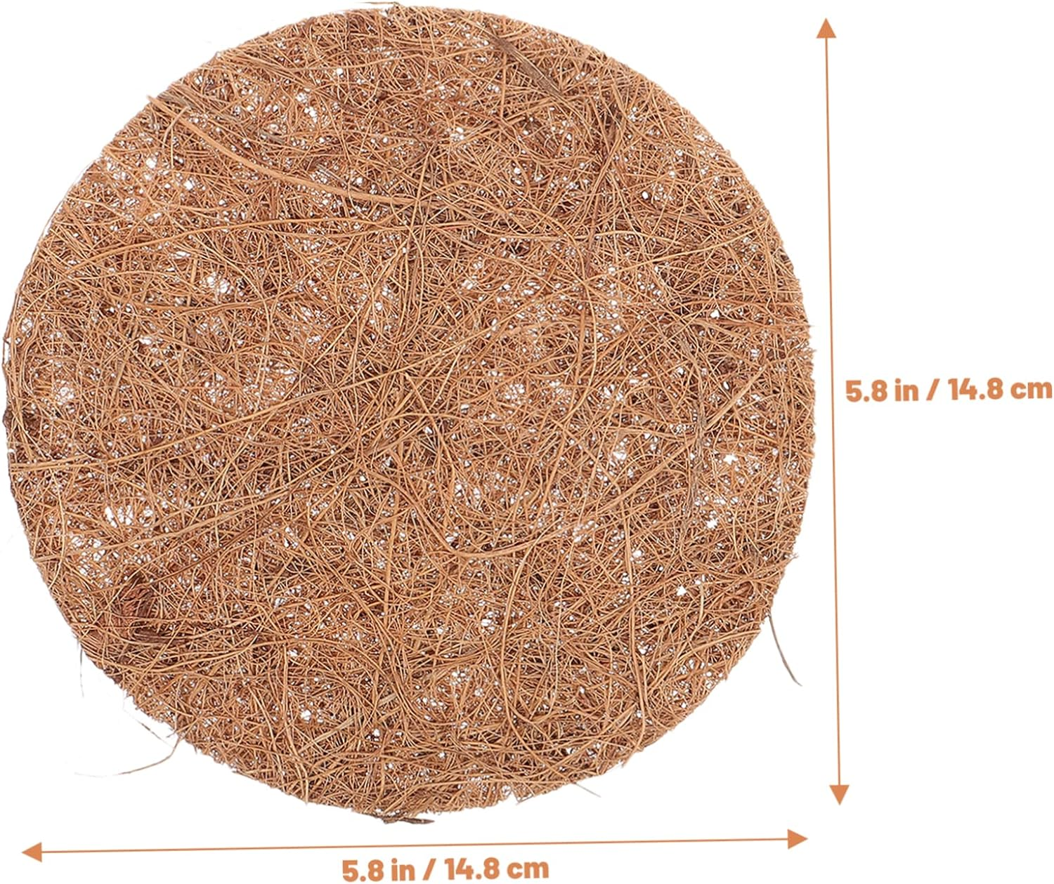 CIYODO 12Pcs Coco Coir Liner for Hanging Baskets Natural Coconut Fiber Basket... - Picture 10 of 12