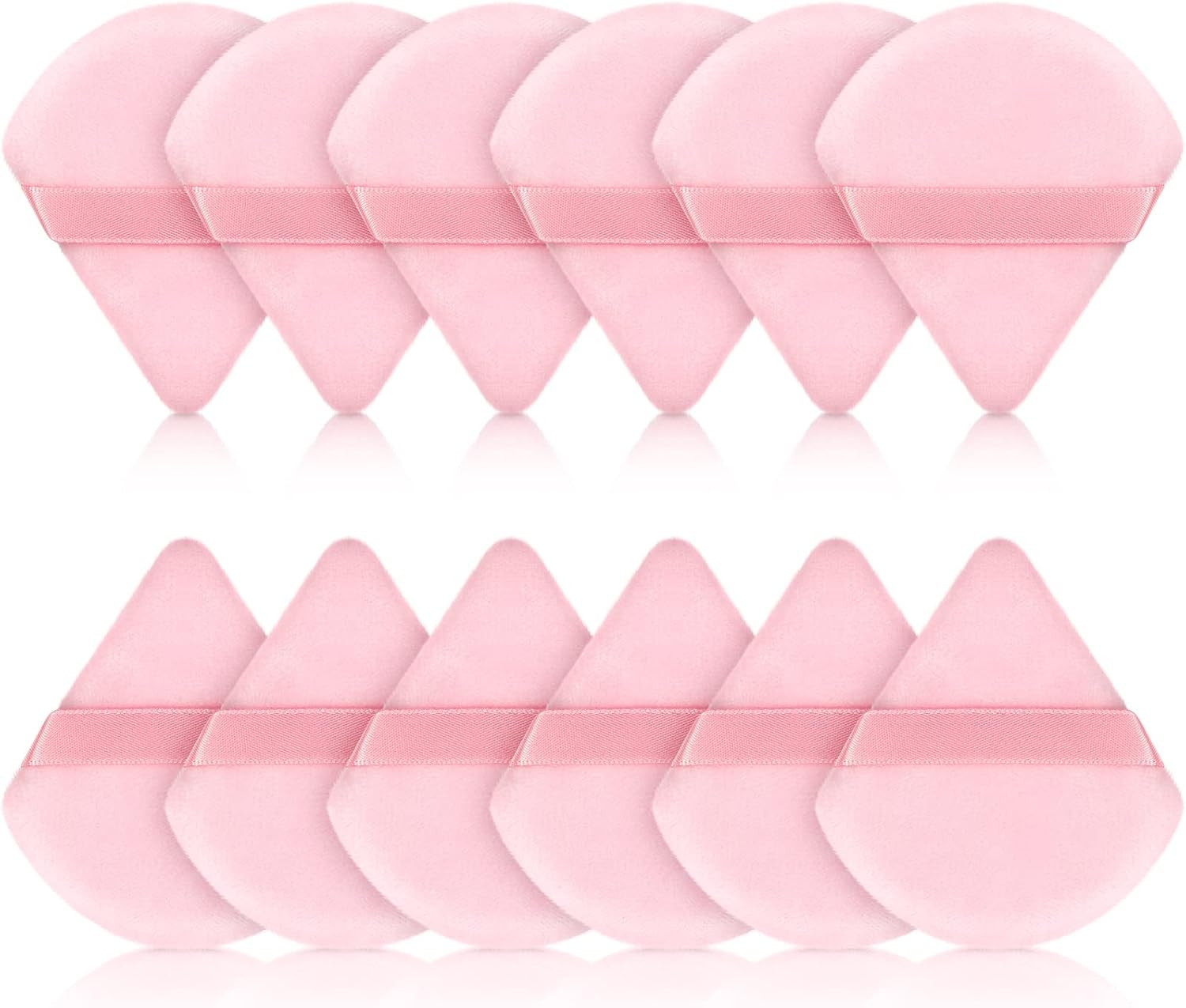 Maitys 12-Piece Triangle Powder Puff Set for Face Makeup - Soft, Washable, Re... - Picture 19 of 23