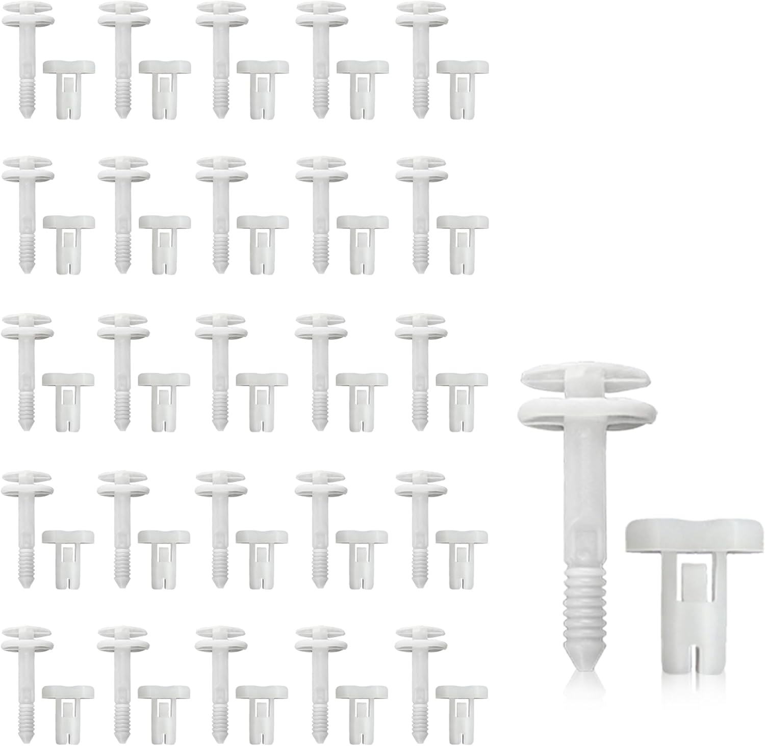 50PCS Compatible with GM Door Panel Clips Oem#15960325,Door Panel Retainer Clips Kit for Car Retainer Clips,Trim Clips Automotive Replacement Compatible with GMC 1500,K1500,C2500