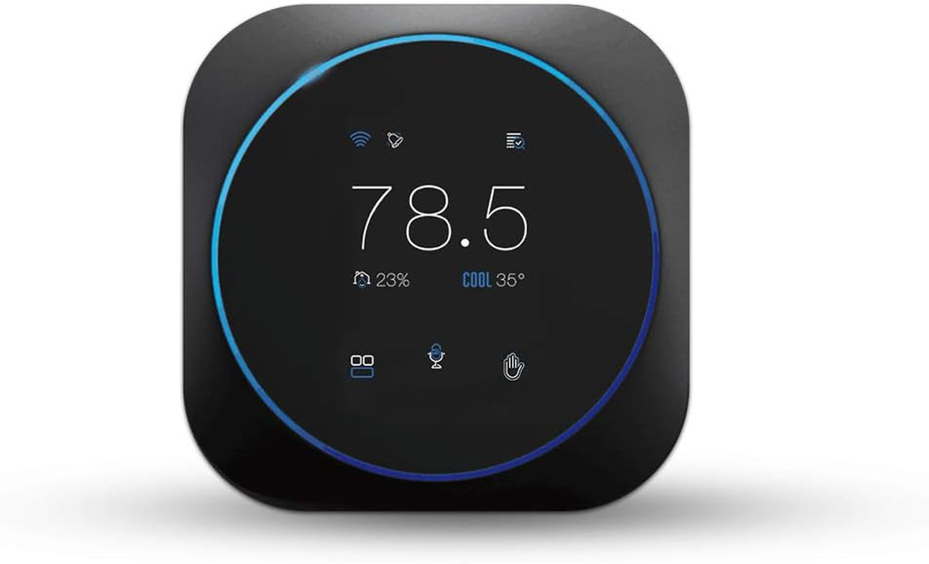 Alpha Smart Thermostat with Voice Control, Connected Control Smart Phone Wi-Fi Thermostat, Touchscreen Color Display, DIY, Built-In Alexa. T18UTW-7-WIFI.