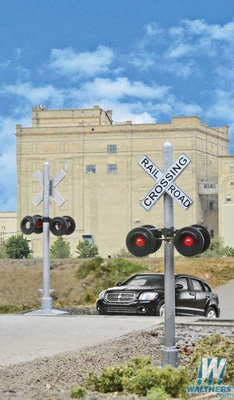 HO Scale Crossing Signal Flashers (Working Lights) 2-Pack