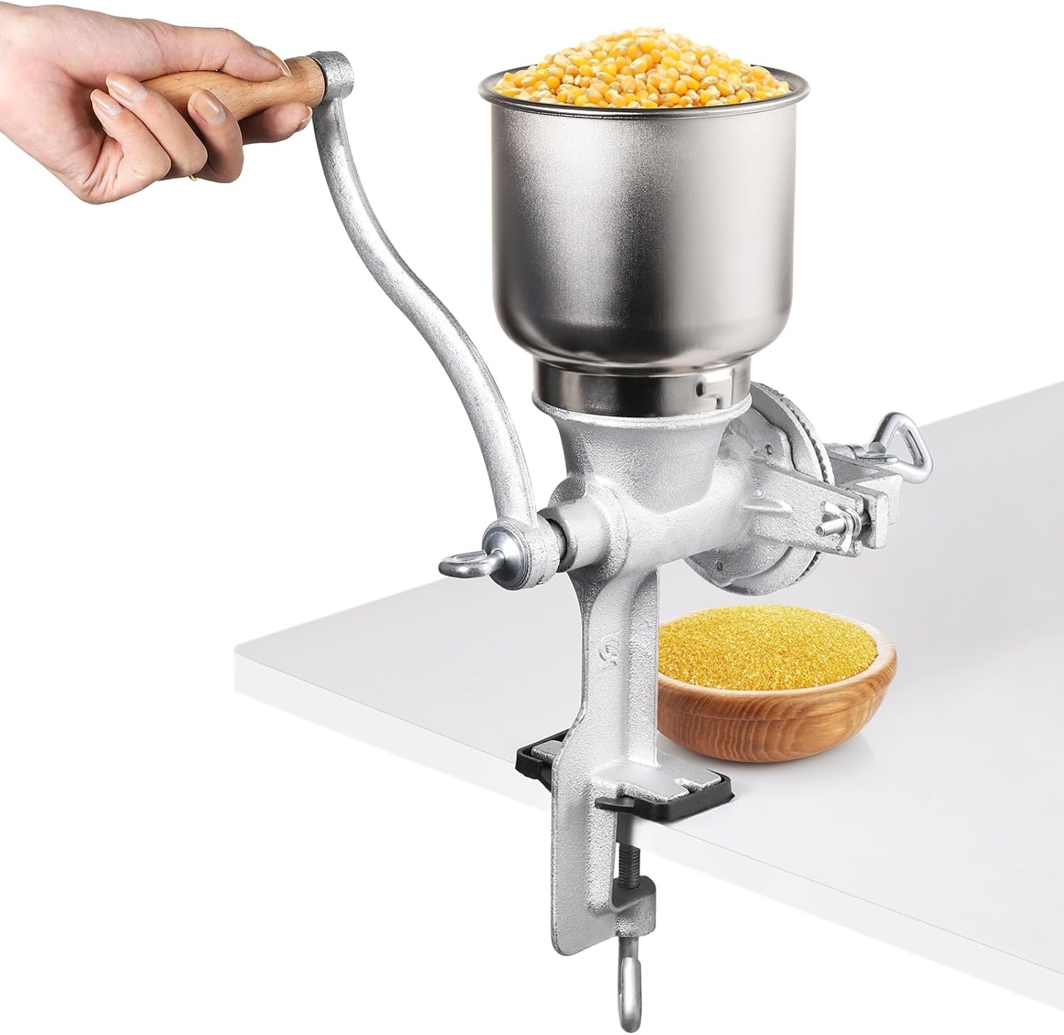Manual Grain Mill, Molino Para Moler Maiz, Cast Iron Grinder
