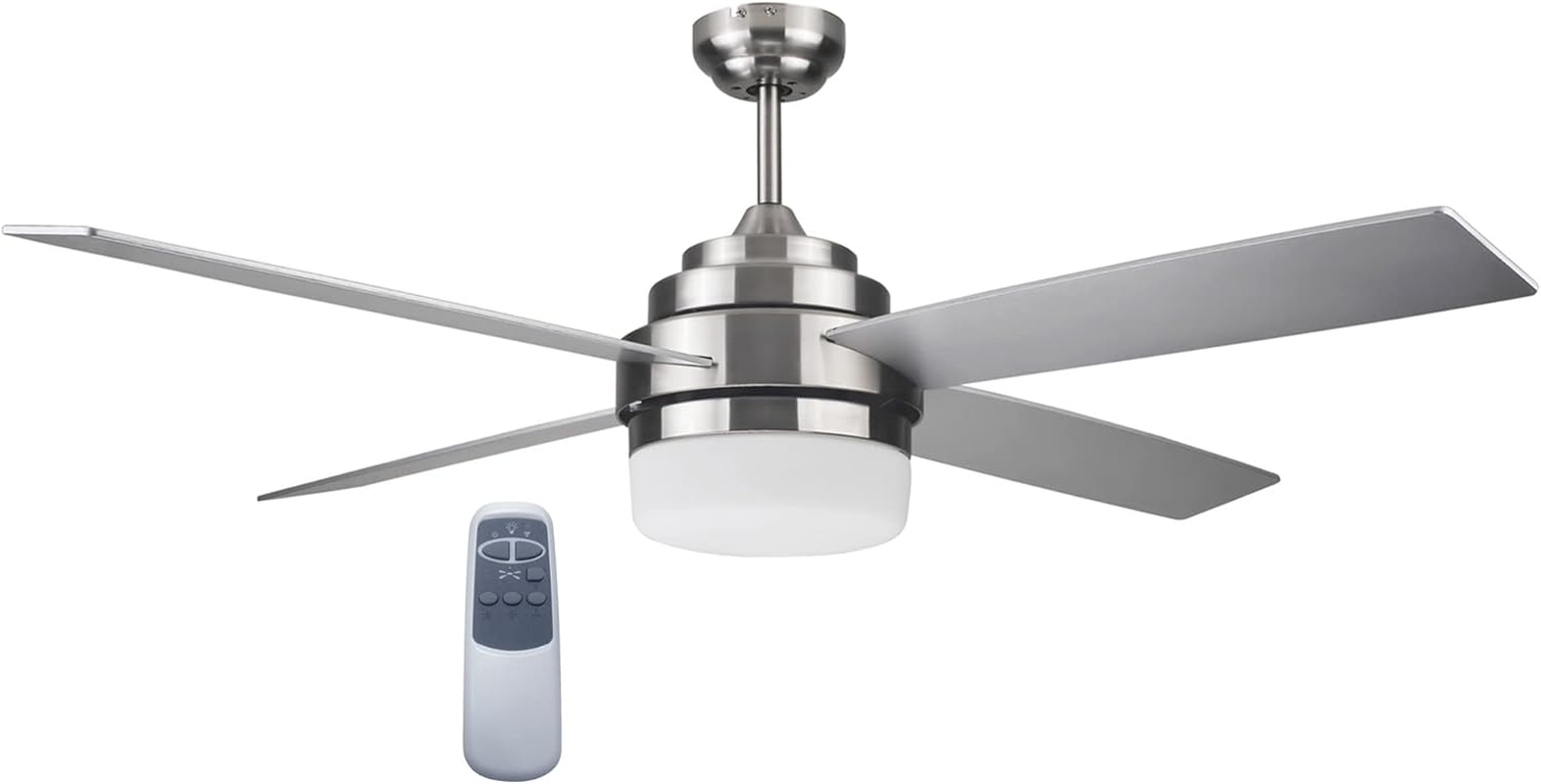 157354-BN Cali 52-Inch LED Ceiling Fan in Brushed Nickel