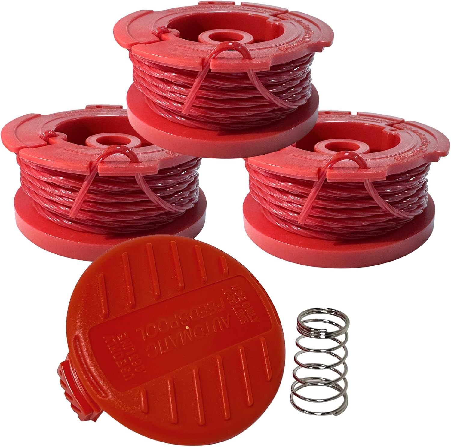 CMZST080 CMZST0803 CMCST915C1 String Trimmer Spool + Cap for Craftsman CMCST930P1 Type 1 V20 RP Cordless String Trimmer CMCST910M1 , CMCST910B , CMCST910M, CMCST910 CMCST915C1, GR_5055 CMCK497P1