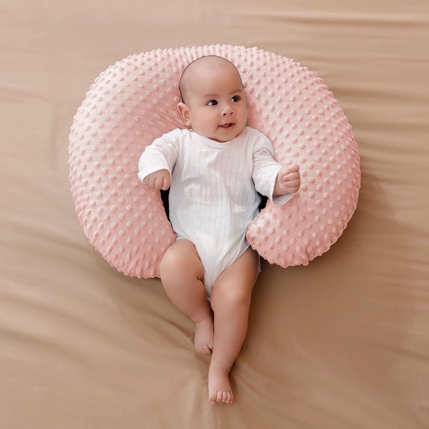 Nursing Pillow and Positioner with Cover for Breastfeeding and Bottle Feeding... - Picture 7 of 16
