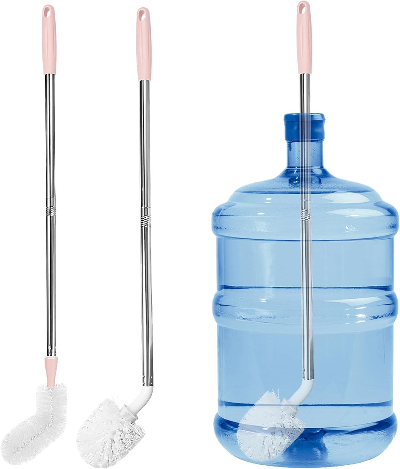 5 Gallon Water jug Cleaning Brush，2 Pack Bucket Brush, Kettle Brush, Clea