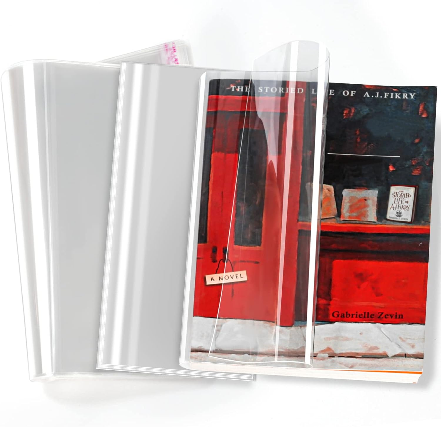Clear Book Covers 50 PCS for 8 1/2