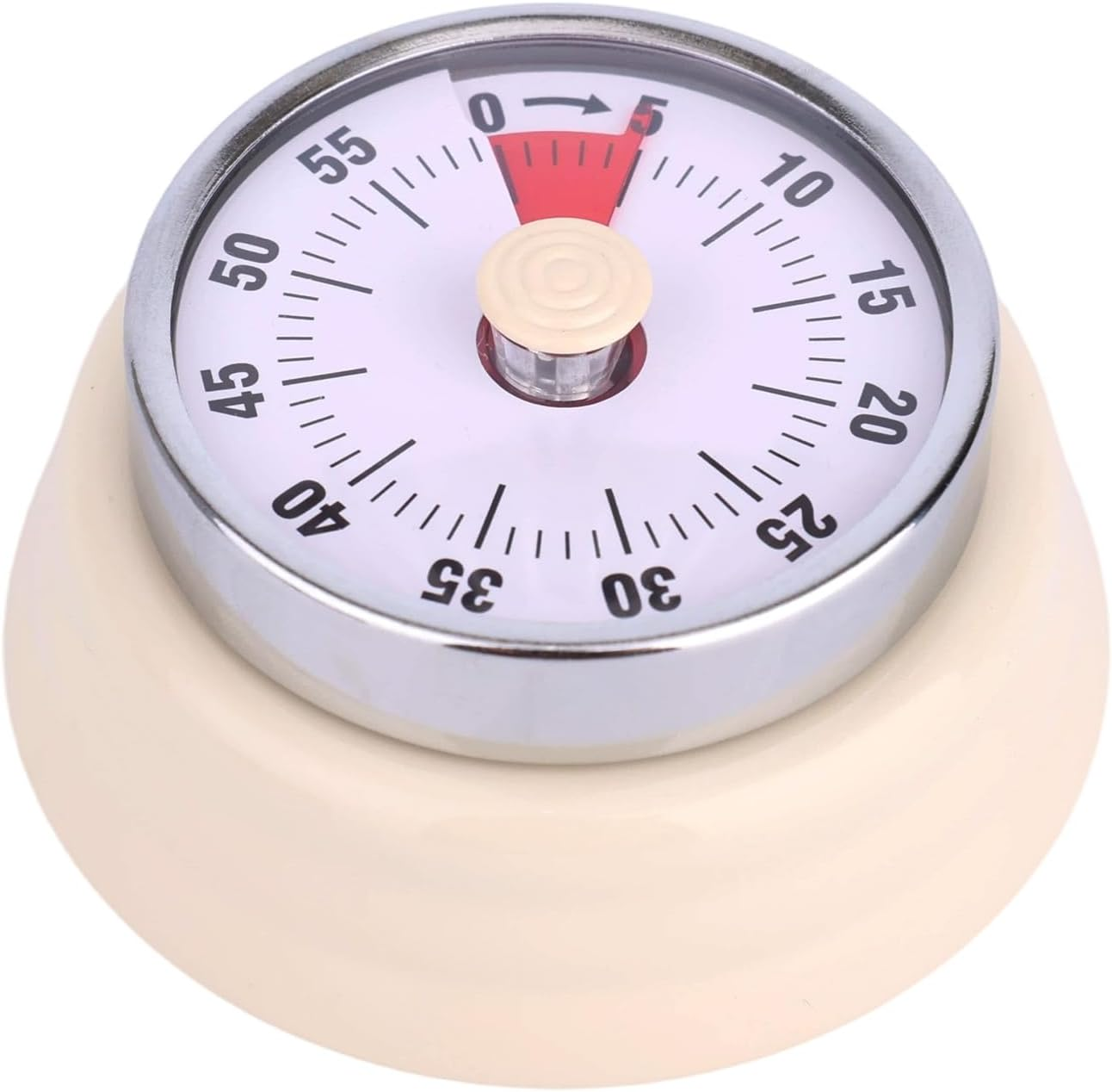Penitue Stainless Steel Sauna Timer, Infrared Sauna Clock Accessories up to 55 Minutes Mechanical Self Drive No Batteries Required Gift Supplies Essentials for Home Spa Rooms