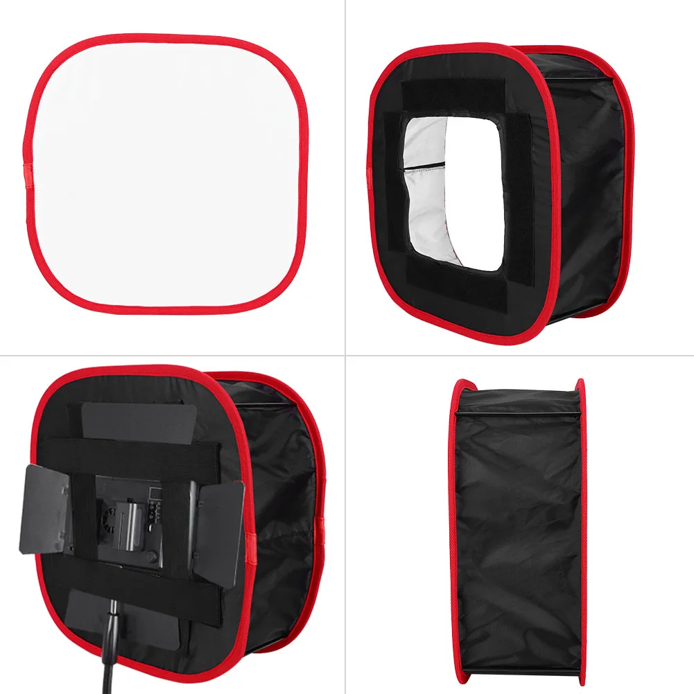 Photography Light Softbox Collapsible Photography LED Video Light Diffusion Diffuser Softbox Kit Accessory