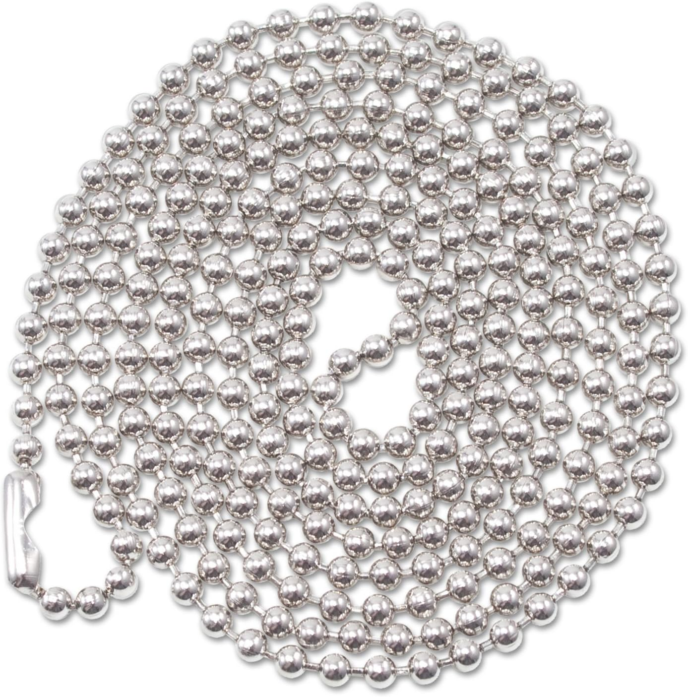 75417 ID Badge Holder Chain, Ball Chain Style, 36
