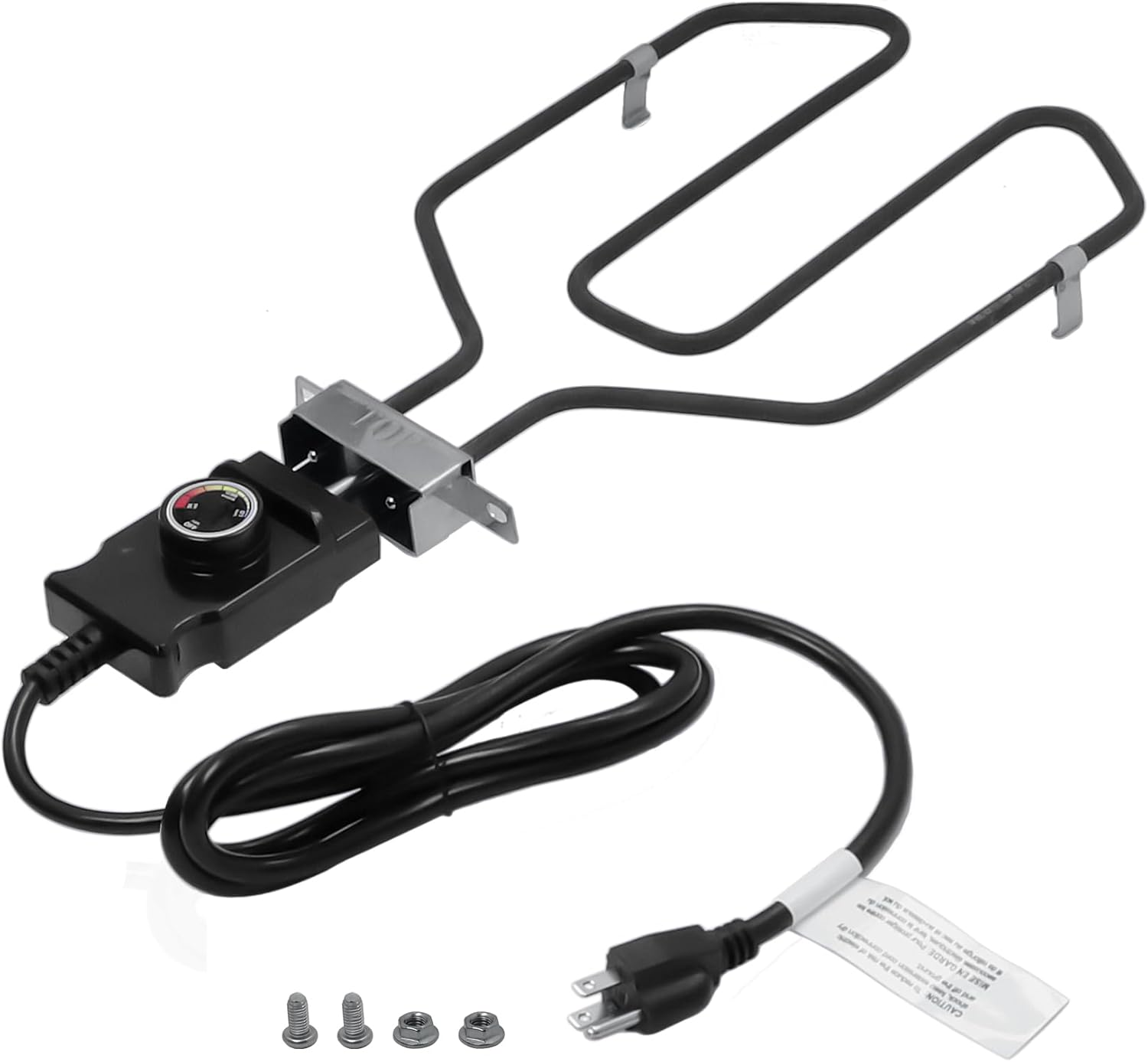 Upgrade 1650W Electric Smoker Heating Element with Adjustable Thermostat Control