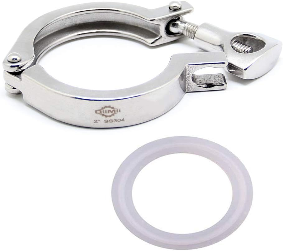 Abrazadera Sanitaria 304 de Alta Resistencia Tri Clamp 2 Pulgadas con Empaque