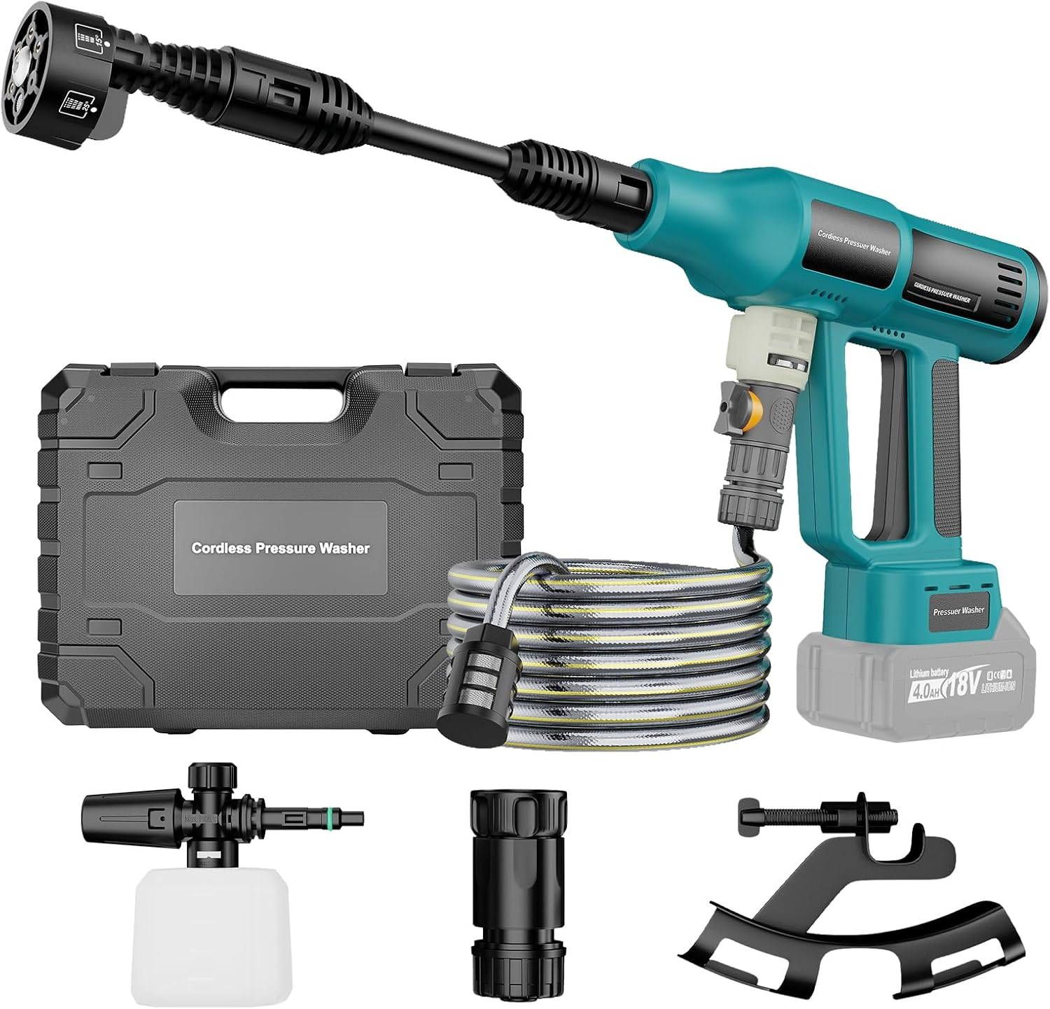 Cordless Power Washer for Makita 18V Battery, Portable Handheld
