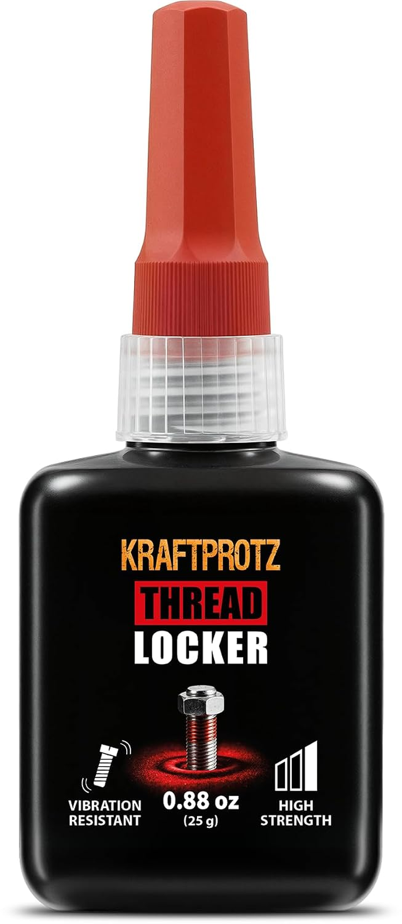 Threadlocker Red High Strength 0.88 Oz - Permanent Screw Thread Lock Glue