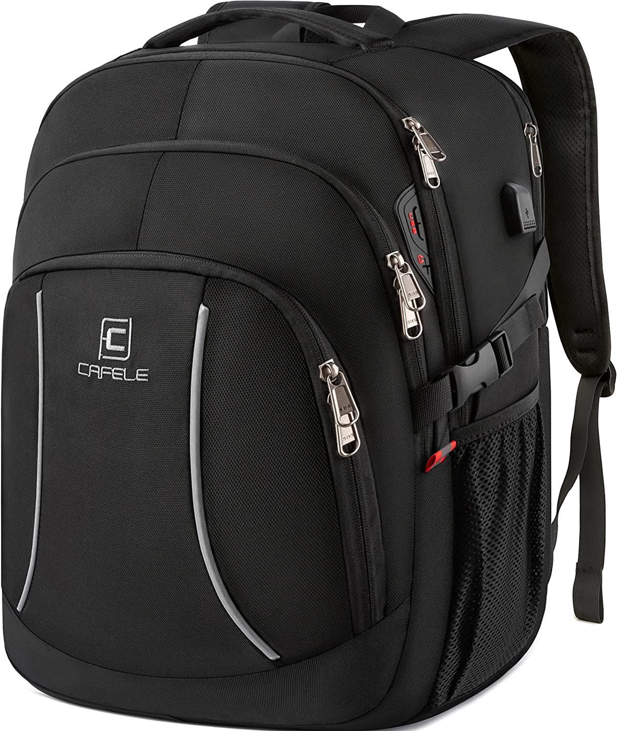 RFID Laptop Backpack Travel Computer Backpack College Bookbag School Backpack with USB Charging Port