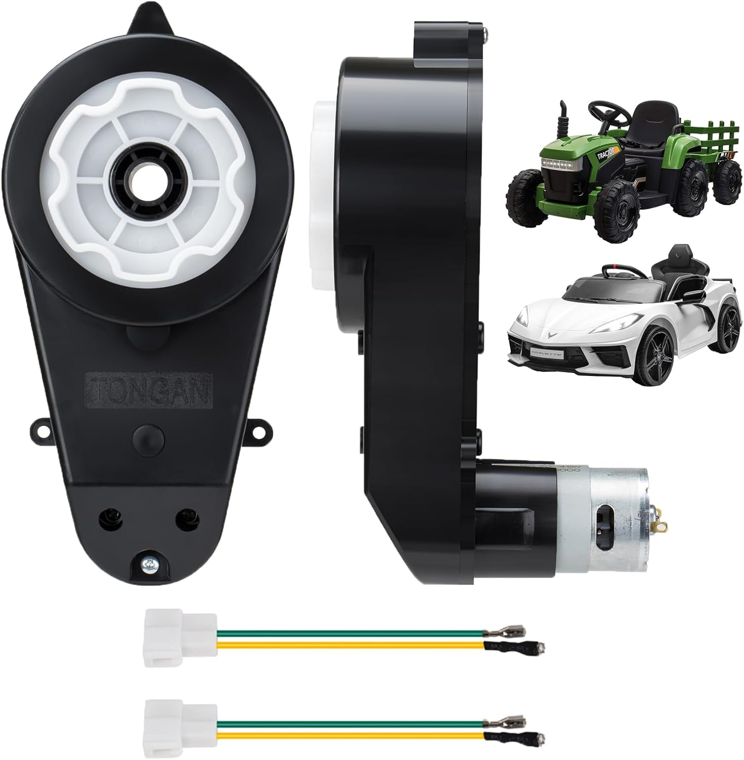 24V Motor High Speed RS555-40000RPM Kids Ride on Car Gearbox