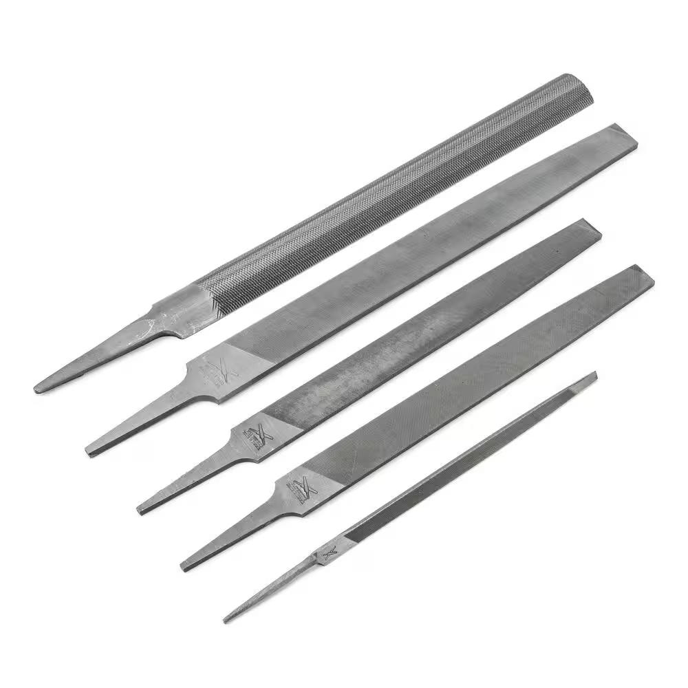 Nicholson 6 In., 8 In. and 10 In. General Purpose File Set (5-Piece)