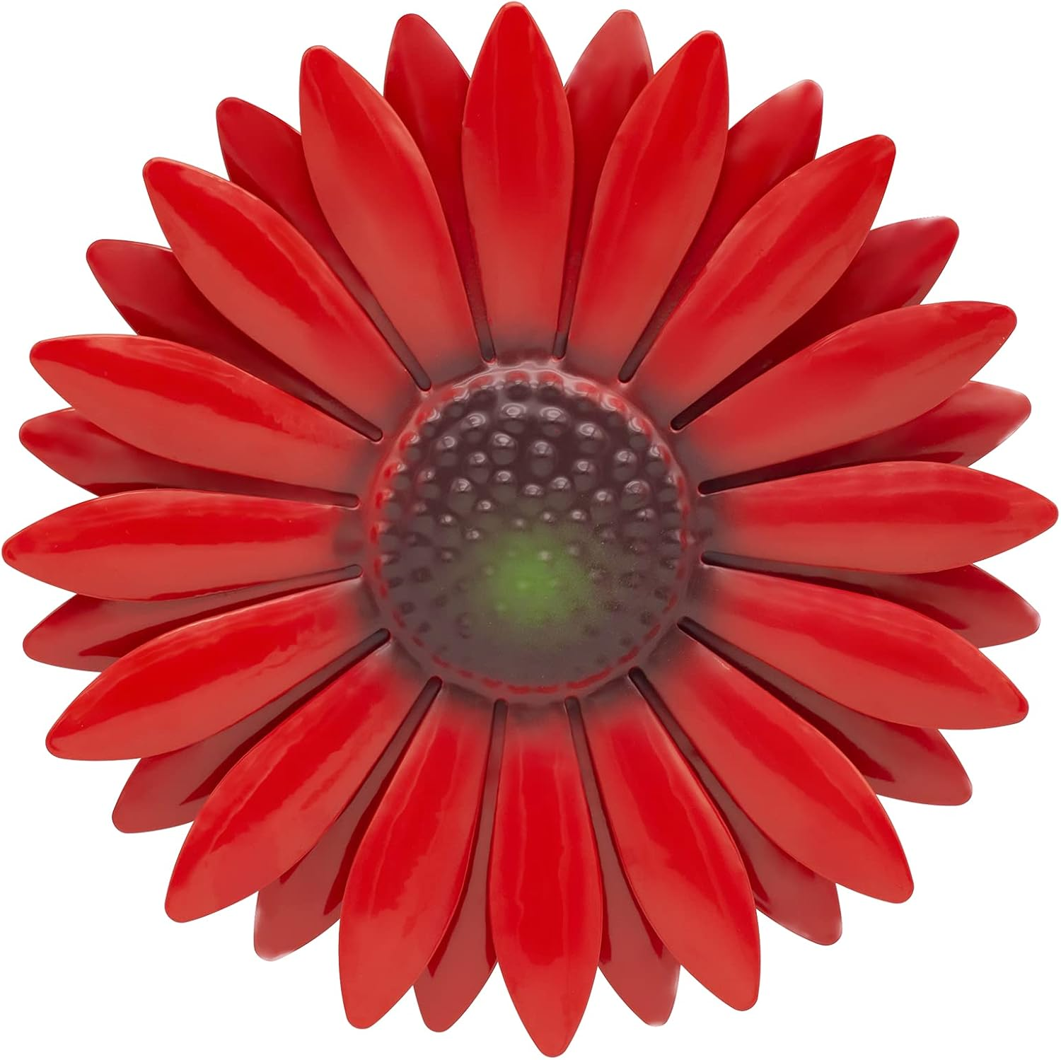 Red Sunflower Metal Flowers Wall Decor Metal Wall Art Decorations Hanging For Indoor Outdoor Home Bathroom Kitchen Room Bedroom Living Room Garden Patio Porch 6 Inch